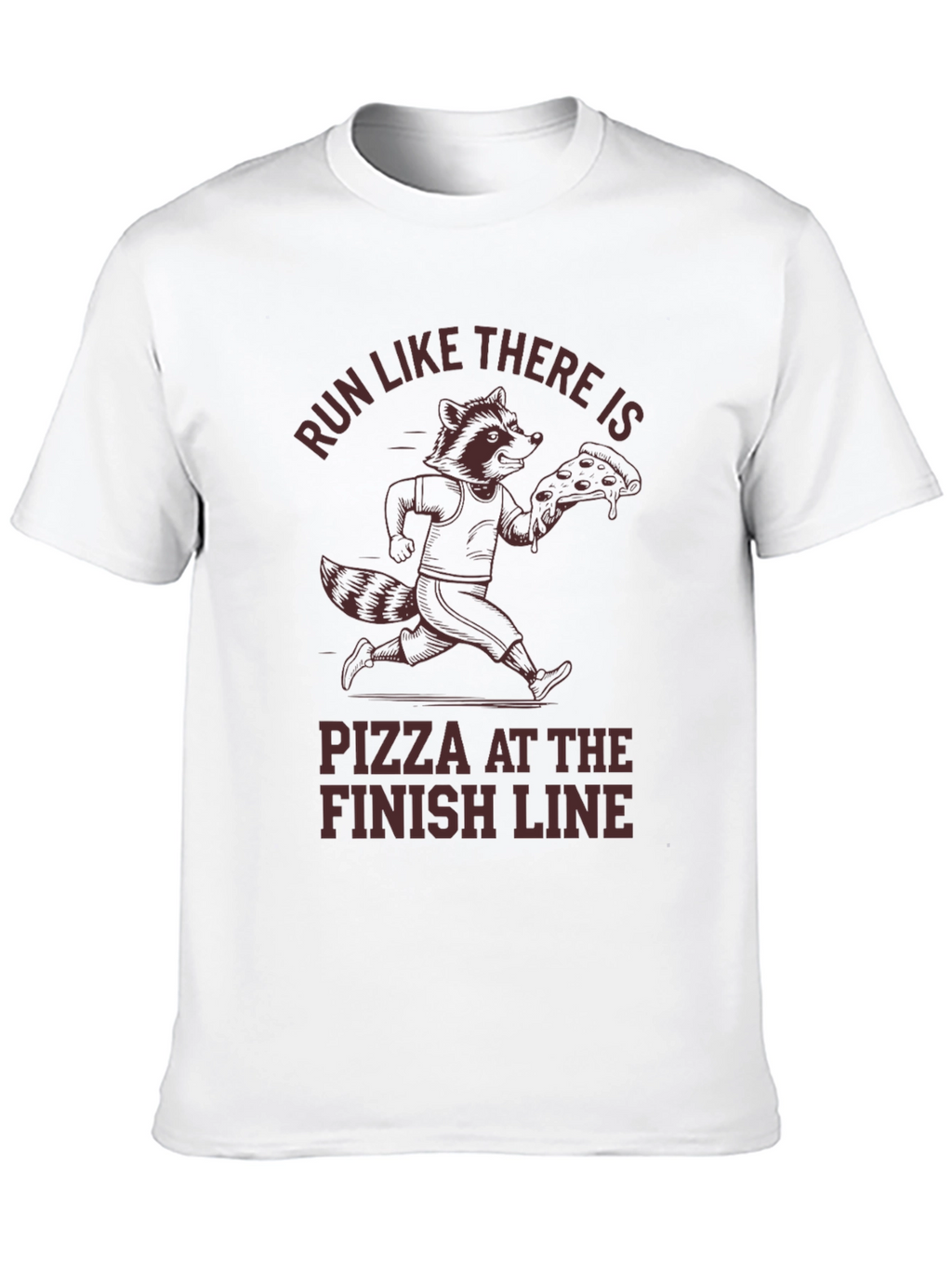 Run for Pizza Graphic T-Shirt