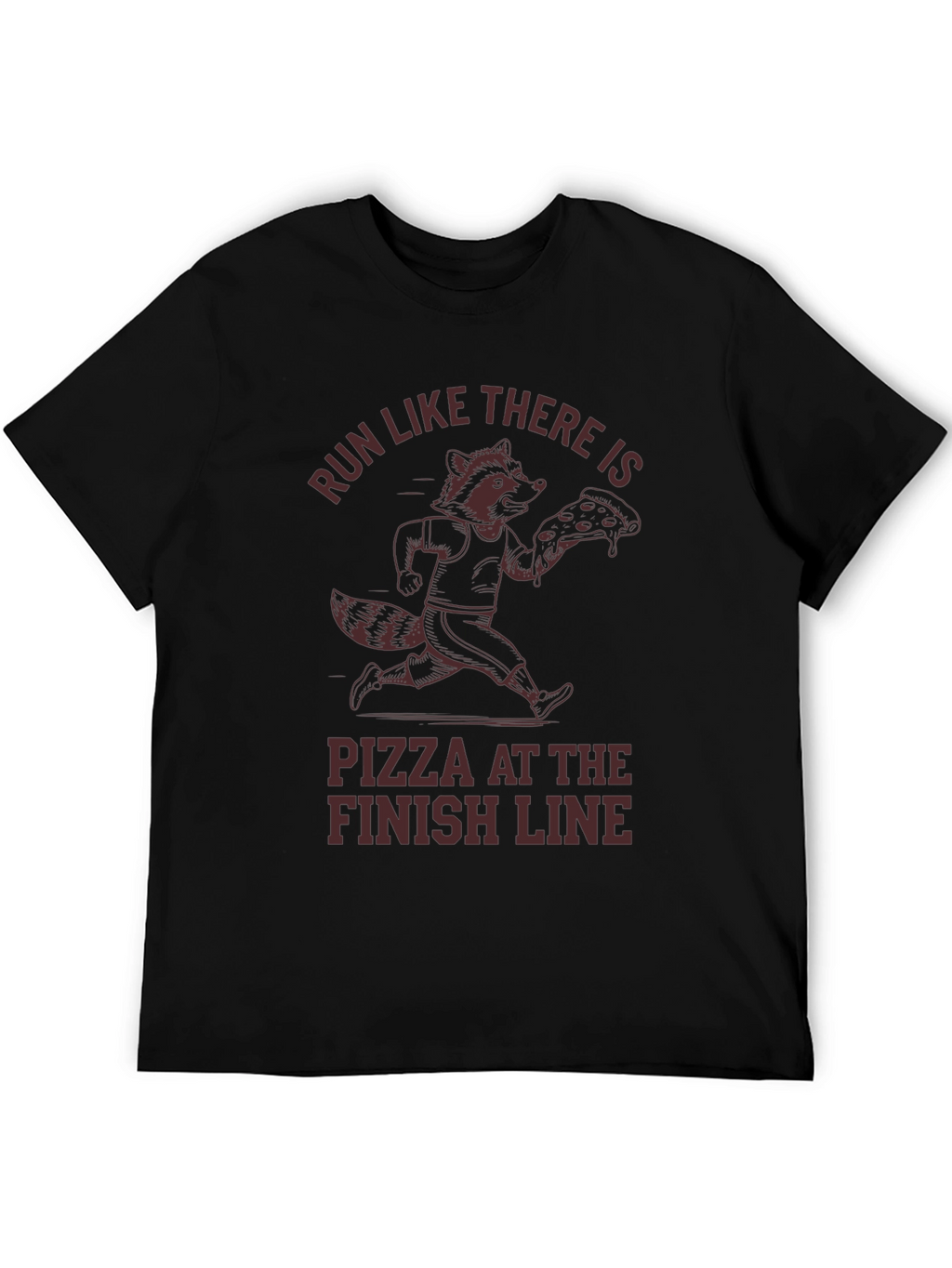 Run for Pizza Graphic T-Shirt