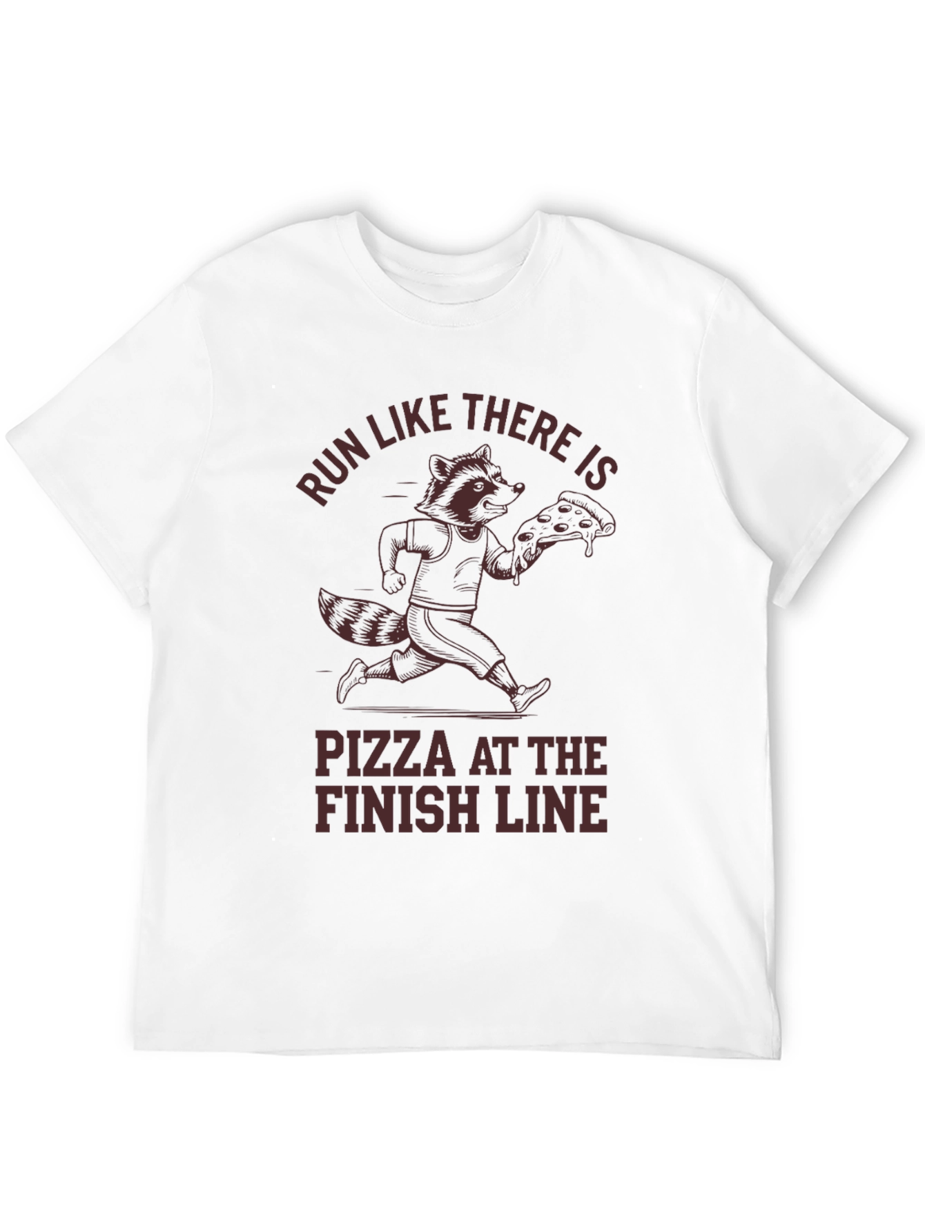 Run for Pizza Graphic T-Shirt
