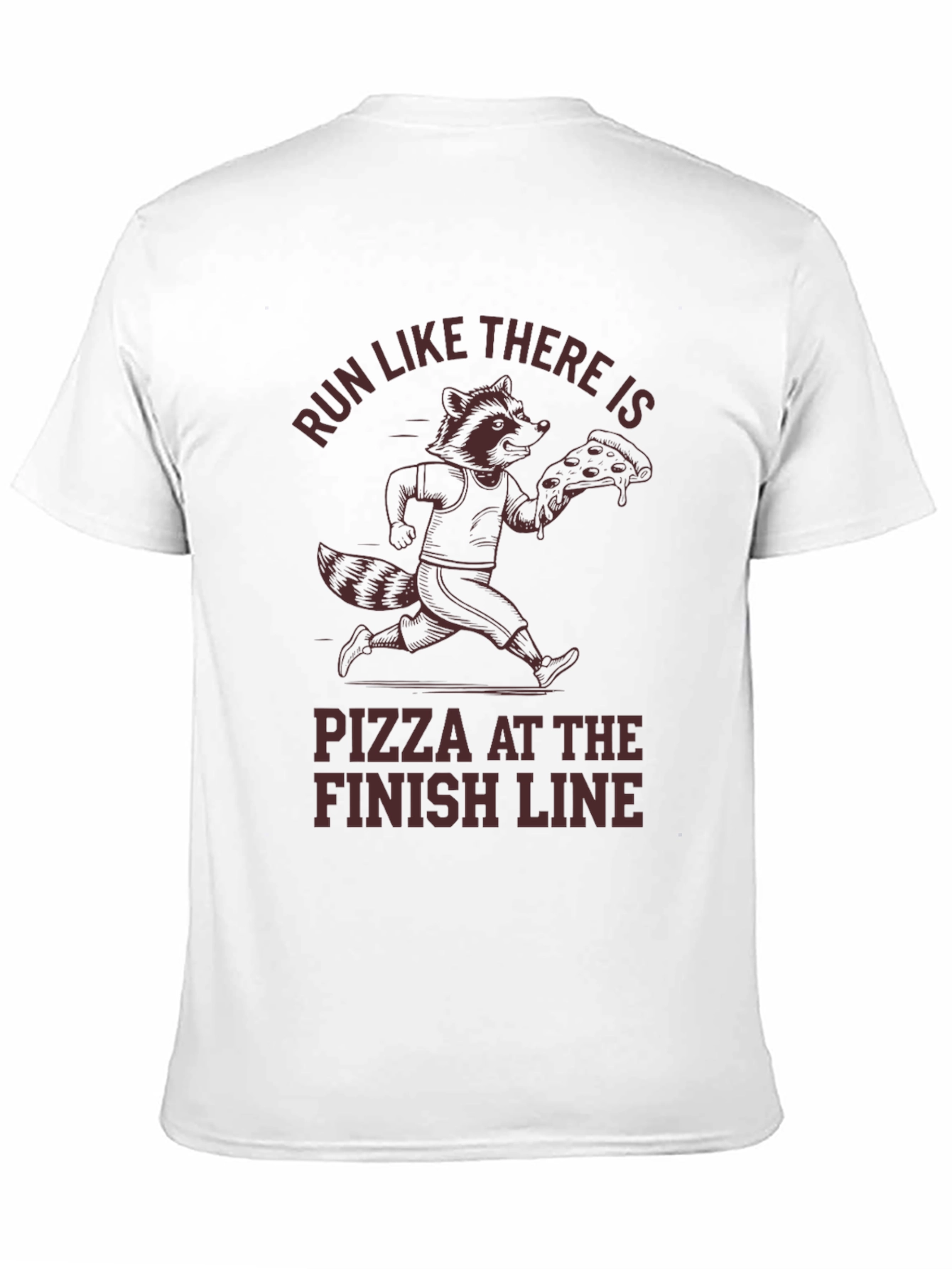 Run for Pizza Graphic T-Shirt