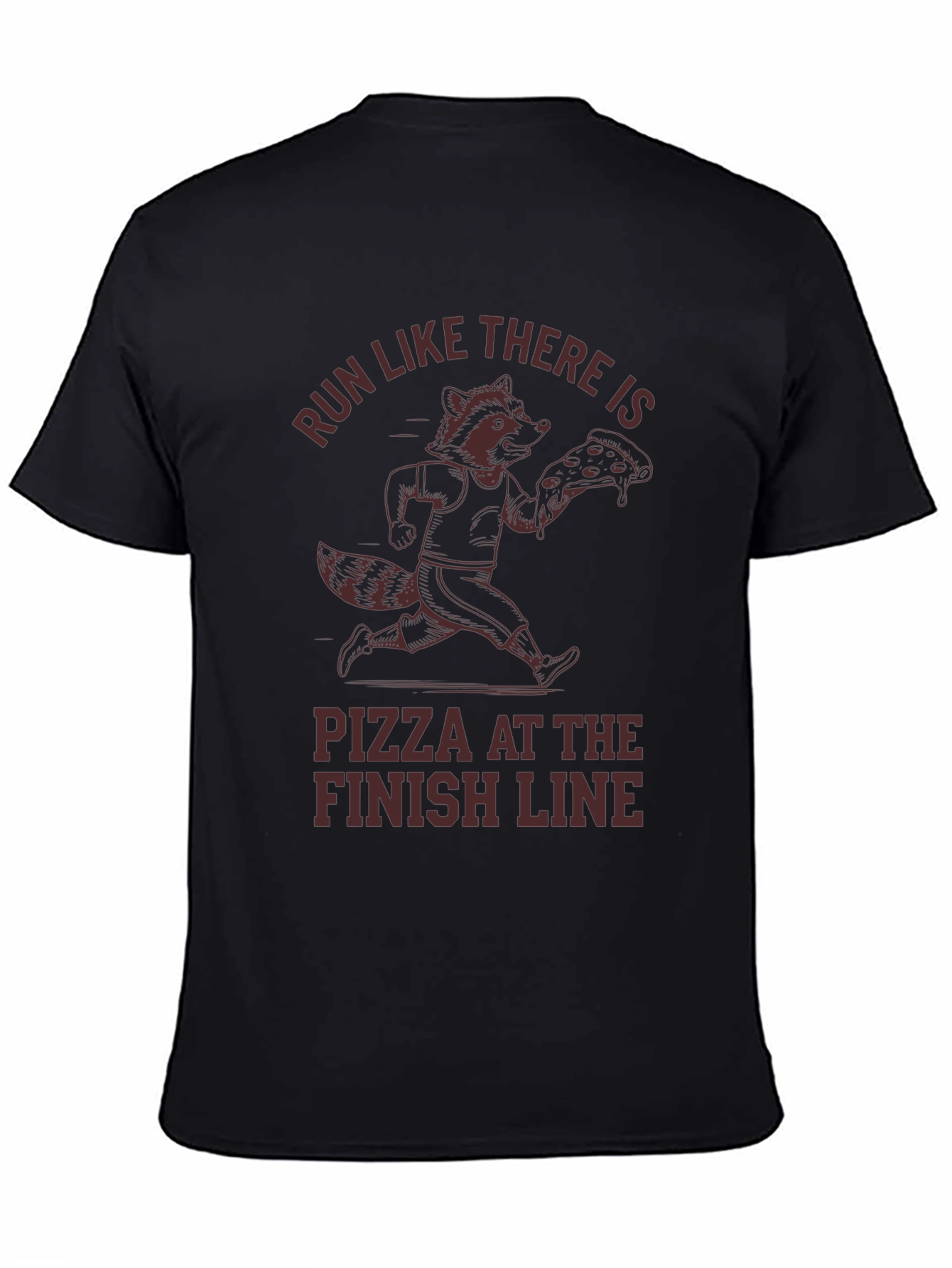 Run for Pizza Graphic T-Shirt