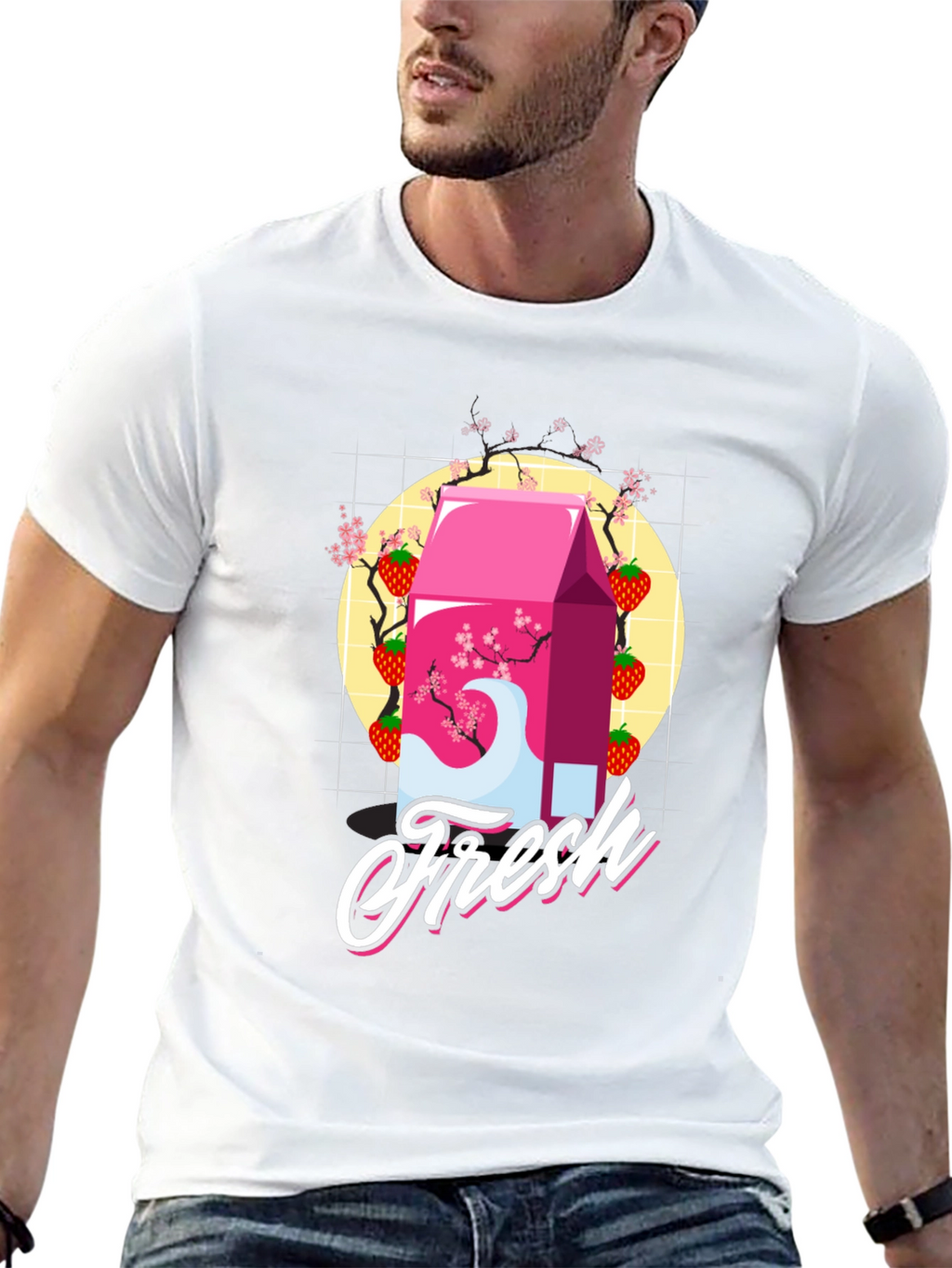 Strawberry Milk Fresh Graphic Tee