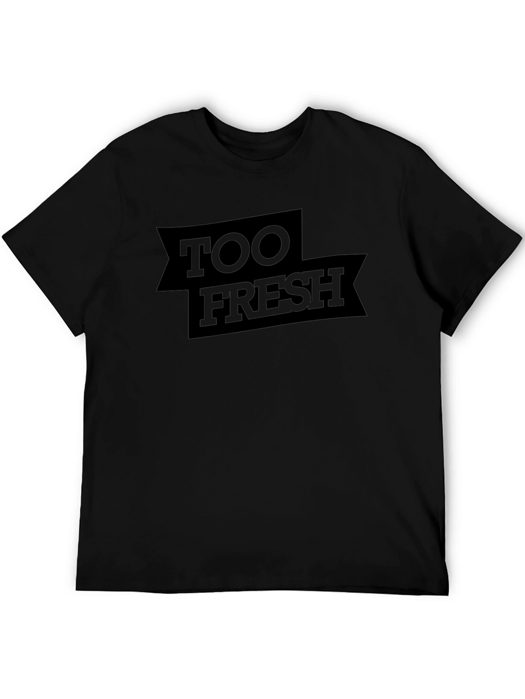 Too Fresh Graphic Tee - Mens Casual Black Shirt