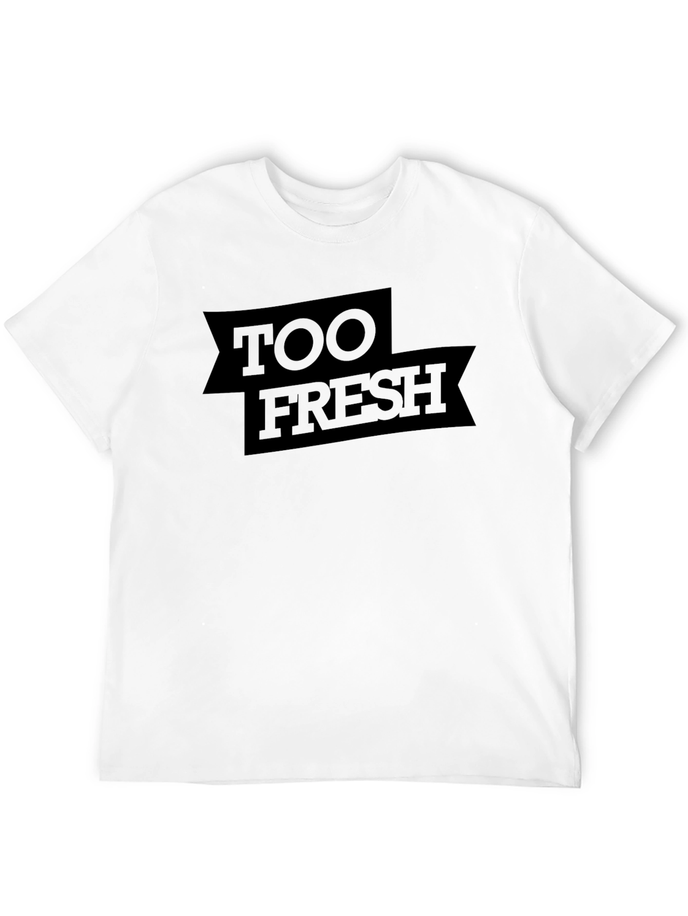 Too Fresh Graphic Tee - Mens Casual Black Shirt