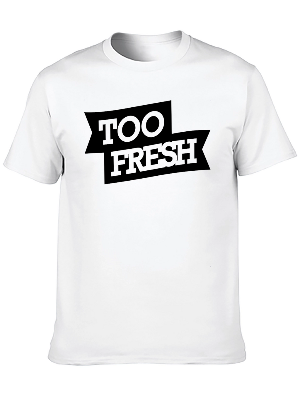 Too Fresh Graphic Tee - Mens Casual Black Shirt