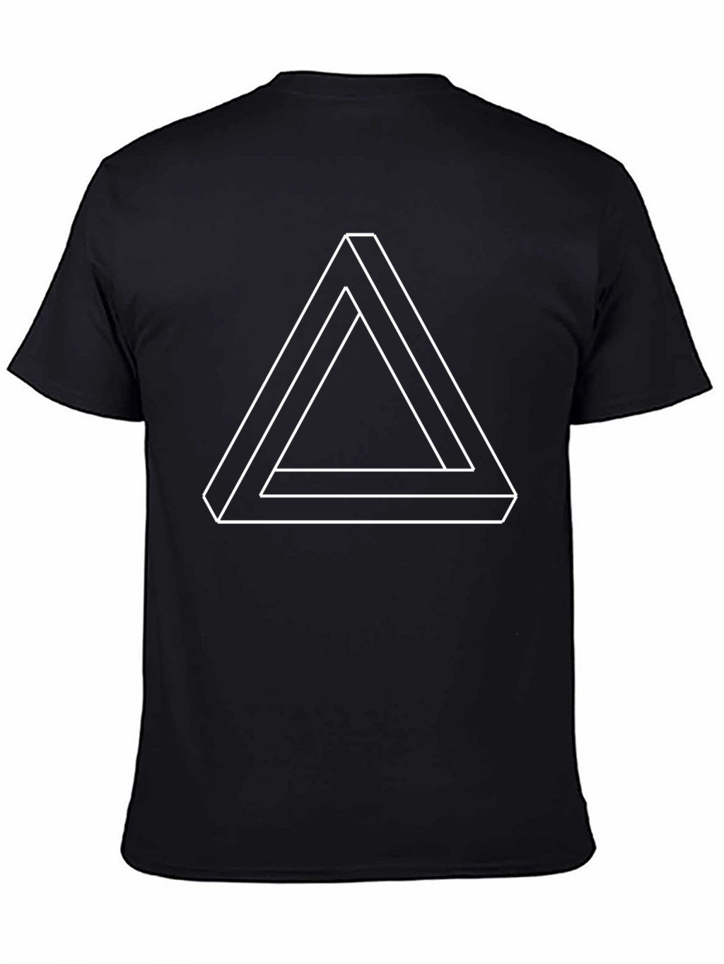Impossible Triangle Graphic Tee - Black