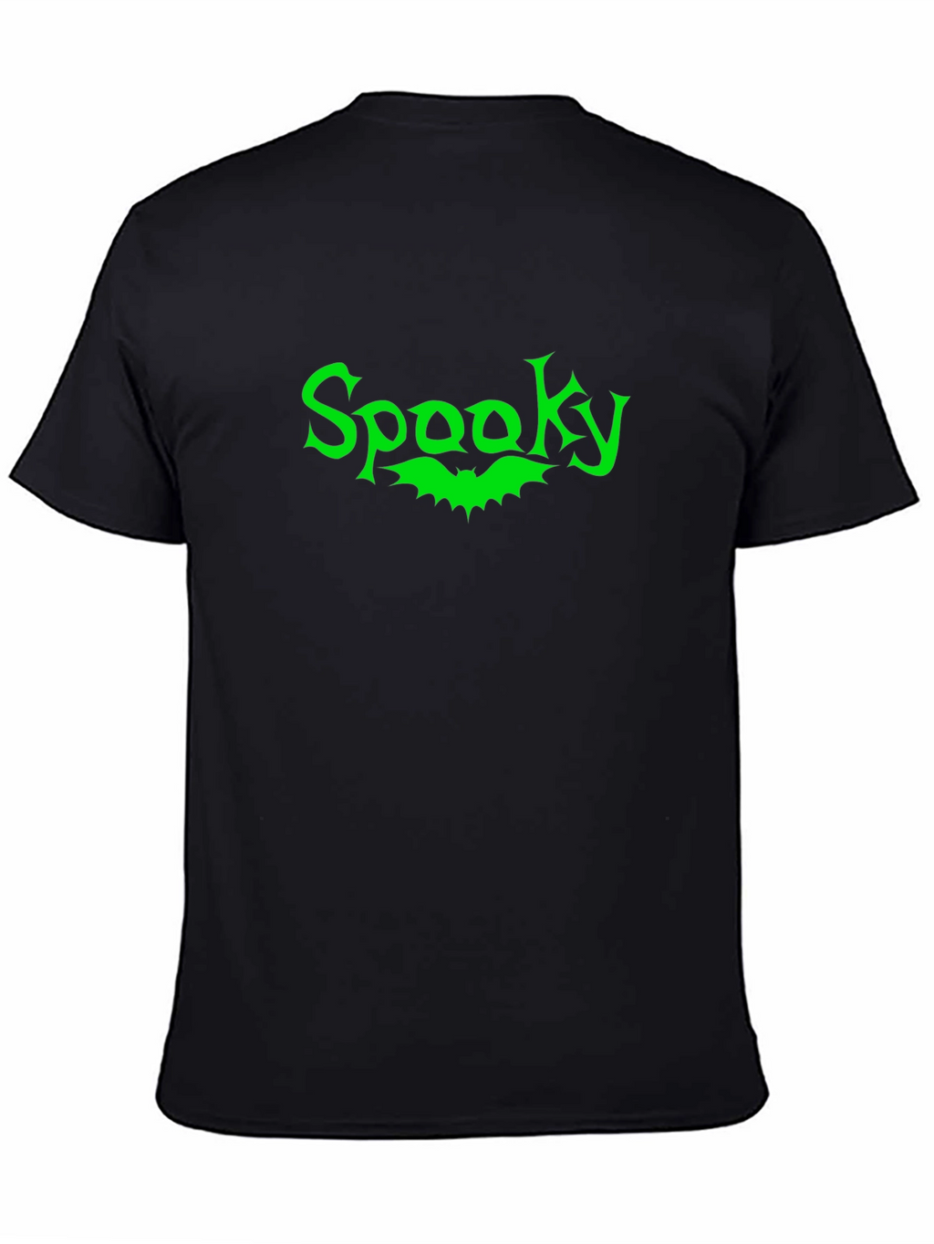 Spooky Bat Graphic Tee - Black