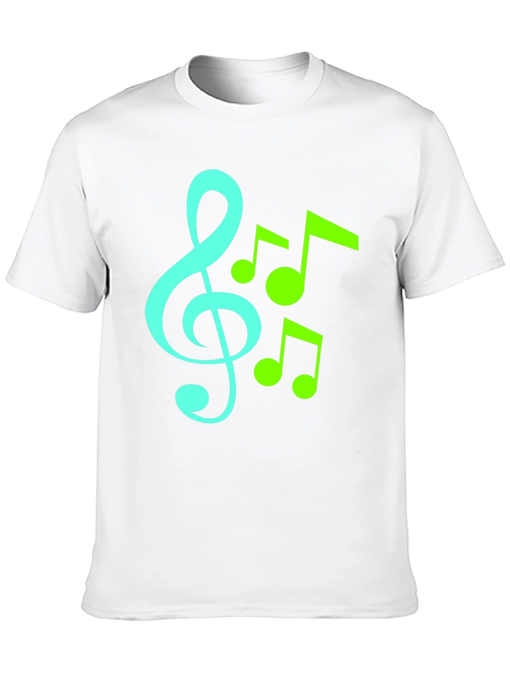 Musical Notes Graphic T-Shirt - Trendy Music Lover Tee