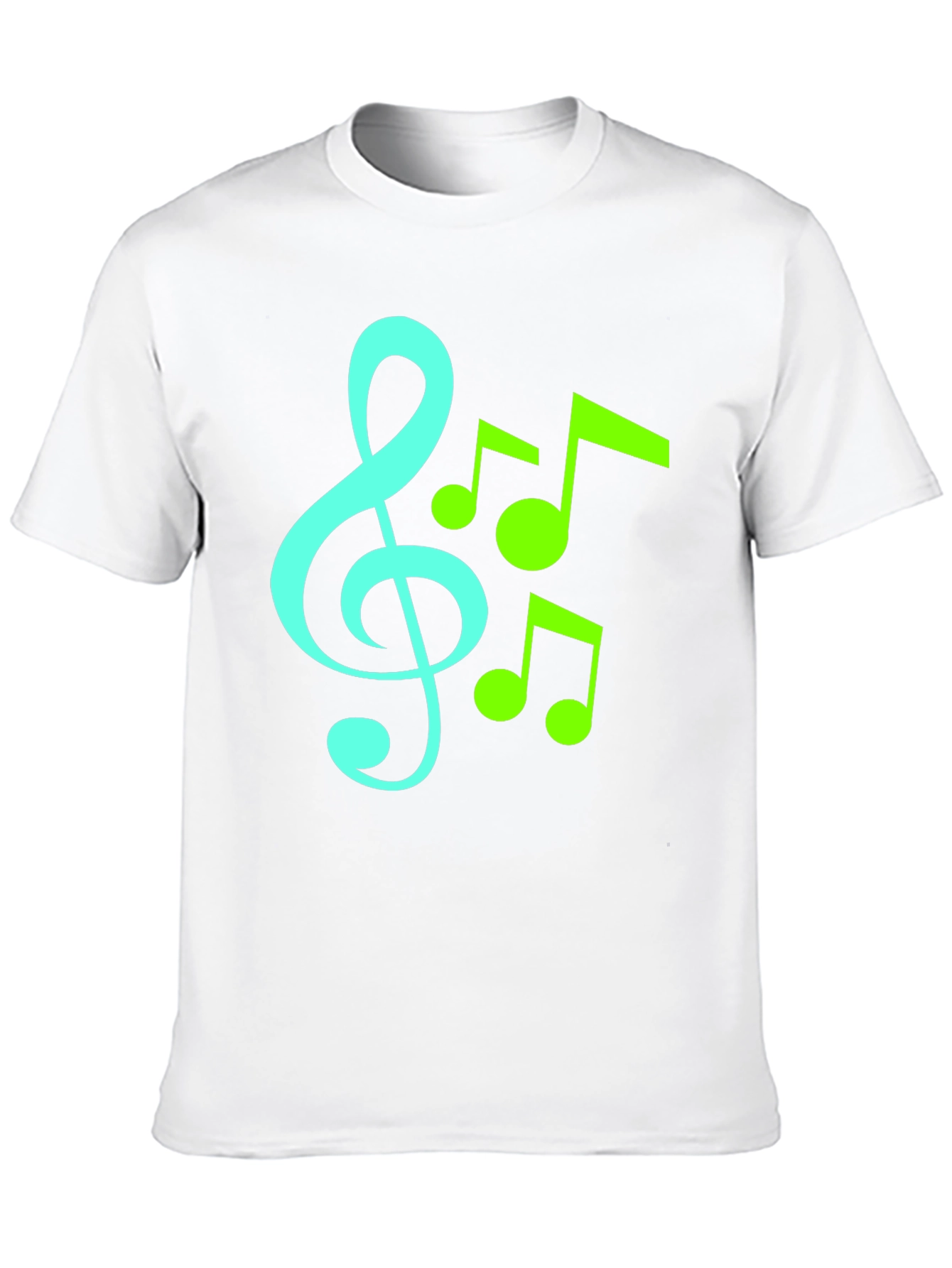 Musical Notes Graphic T-Shirt - Trendy Music Lover Tee