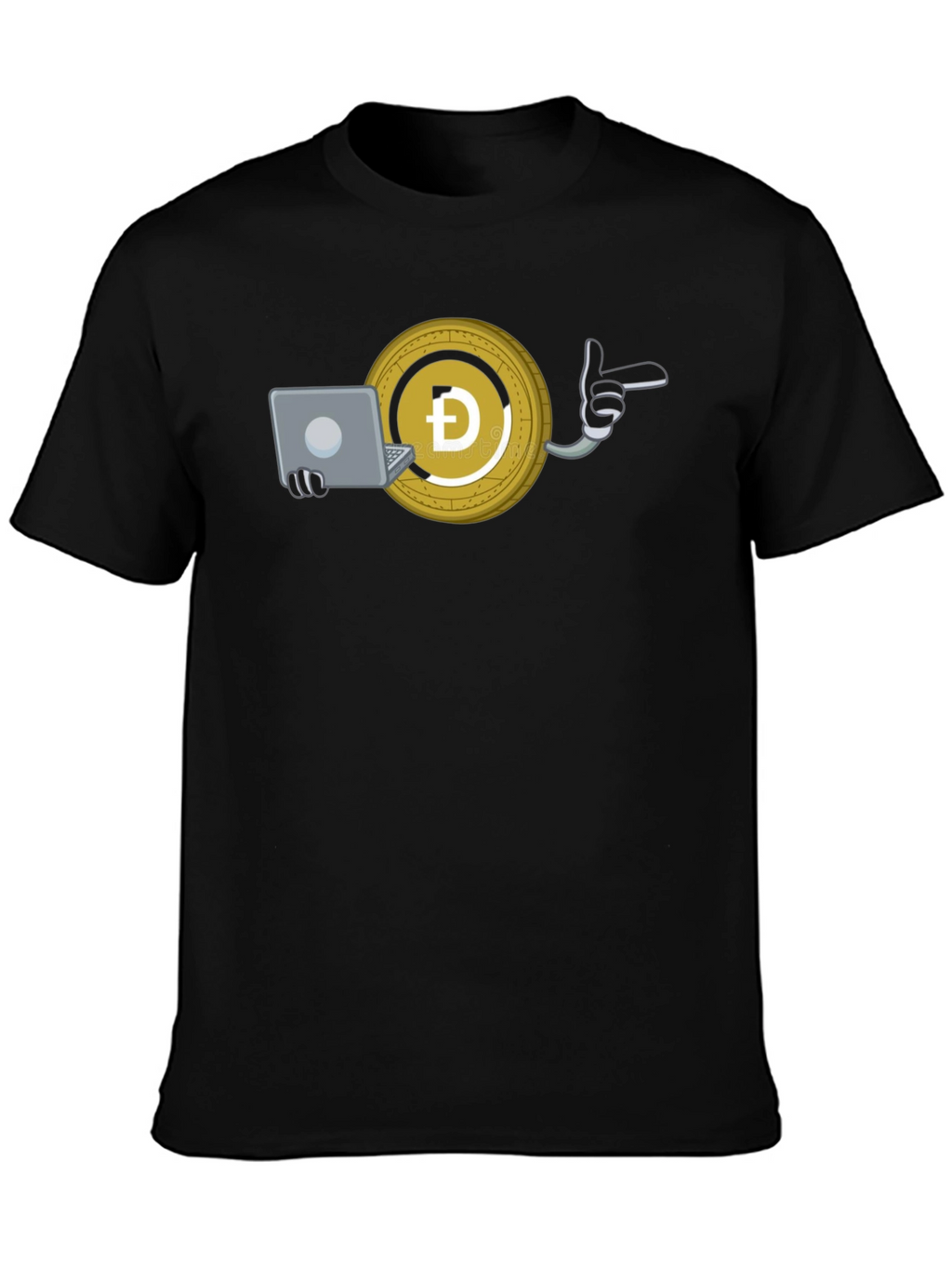 Dogecoin Crypto T-Shirt - Work From Home
