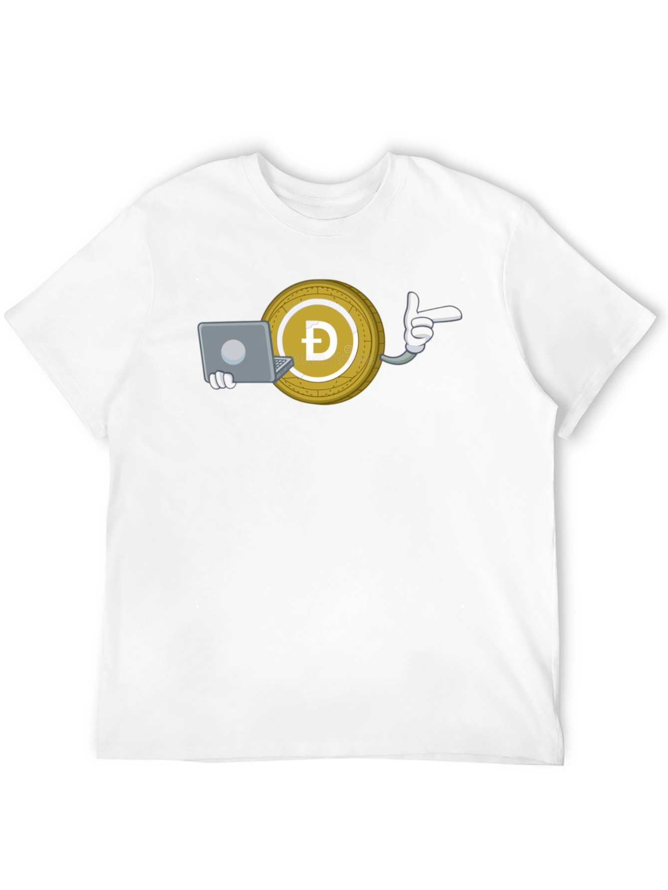 Dogecoin Crypto T-Shirt - Work From Home