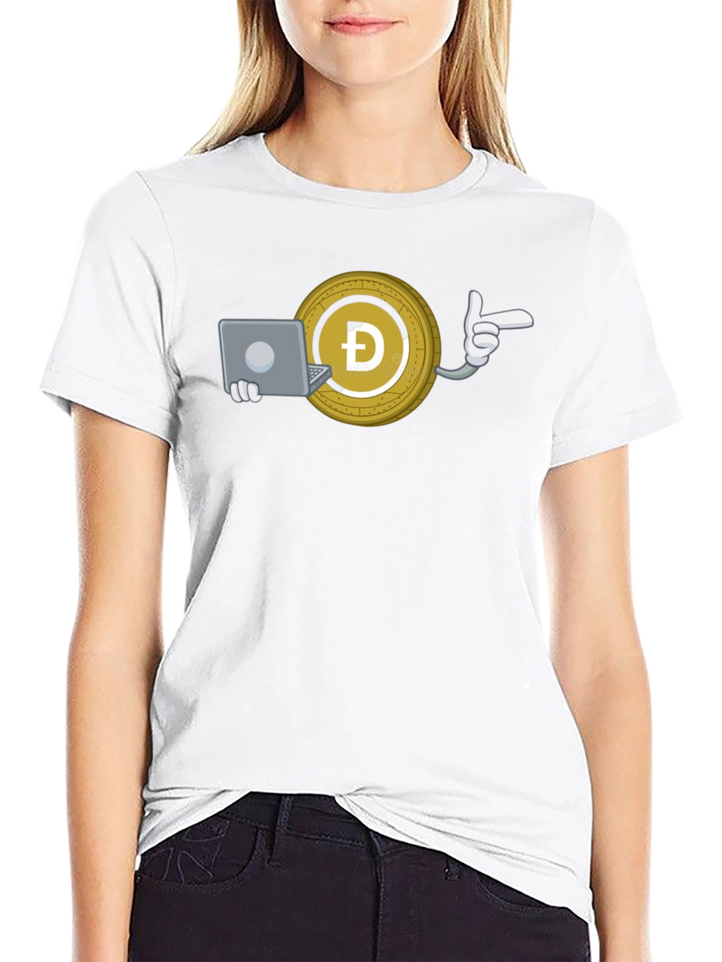 Dogecoin Crypto T-Shirt - Work From Home