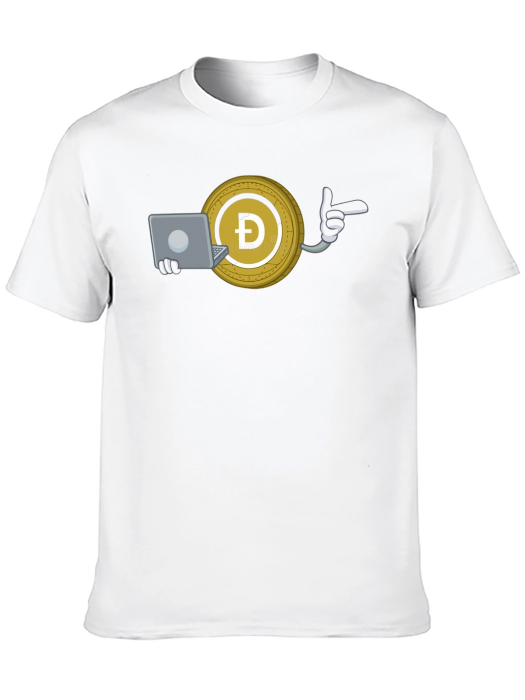 Dogecoin Crypto T-Shirt - Work From Home