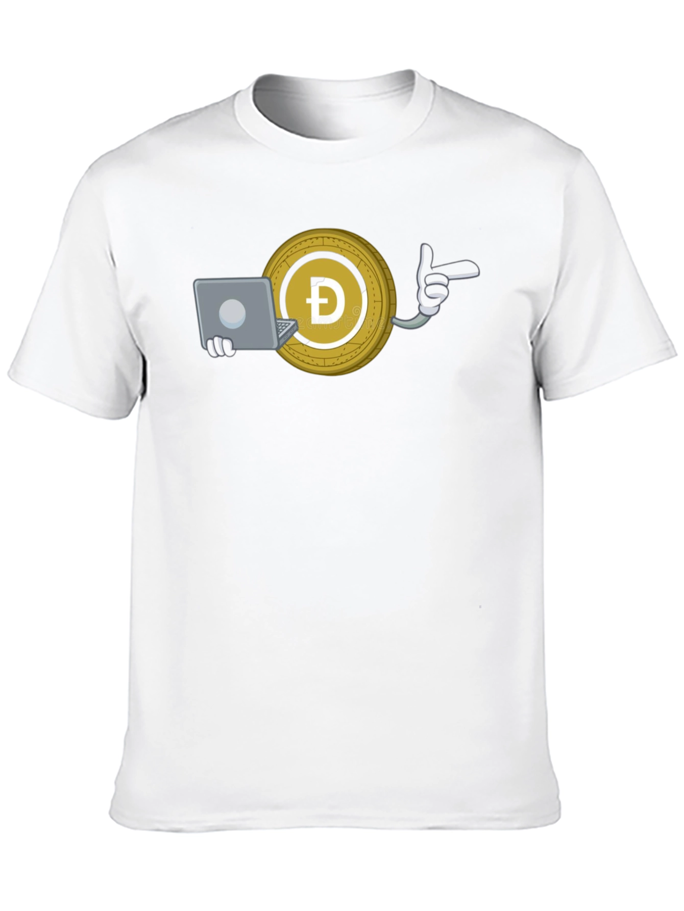 Dogecoin Crypto T-Shirt - Work From Home