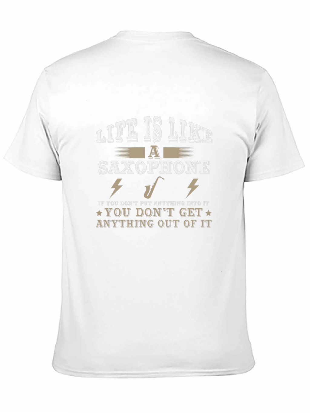 Life is Like a Saxophone Graphic T-Shirt