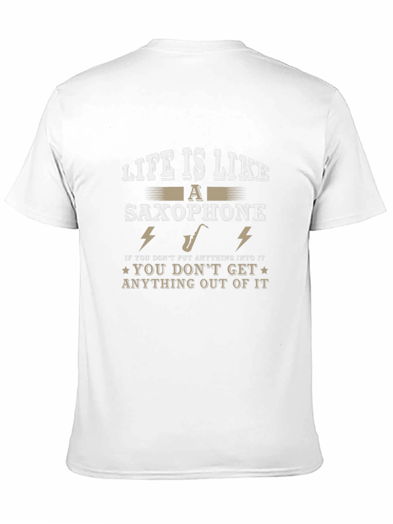 Life is Like a Saxophone Graphic T-Shirt