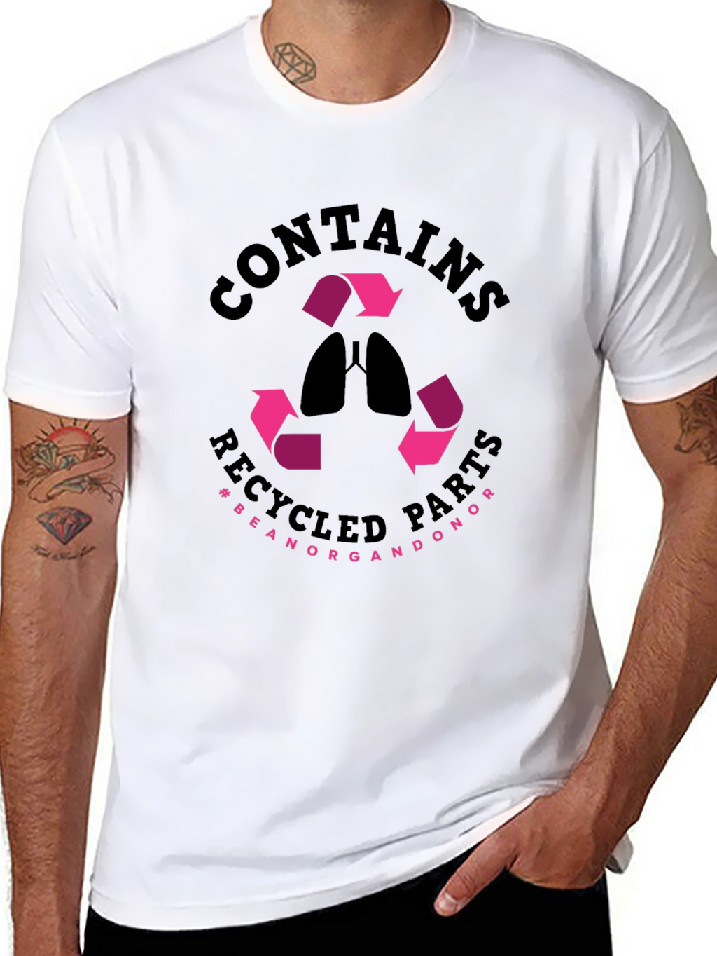 Recycled Parts Organ Donor T-Shirt