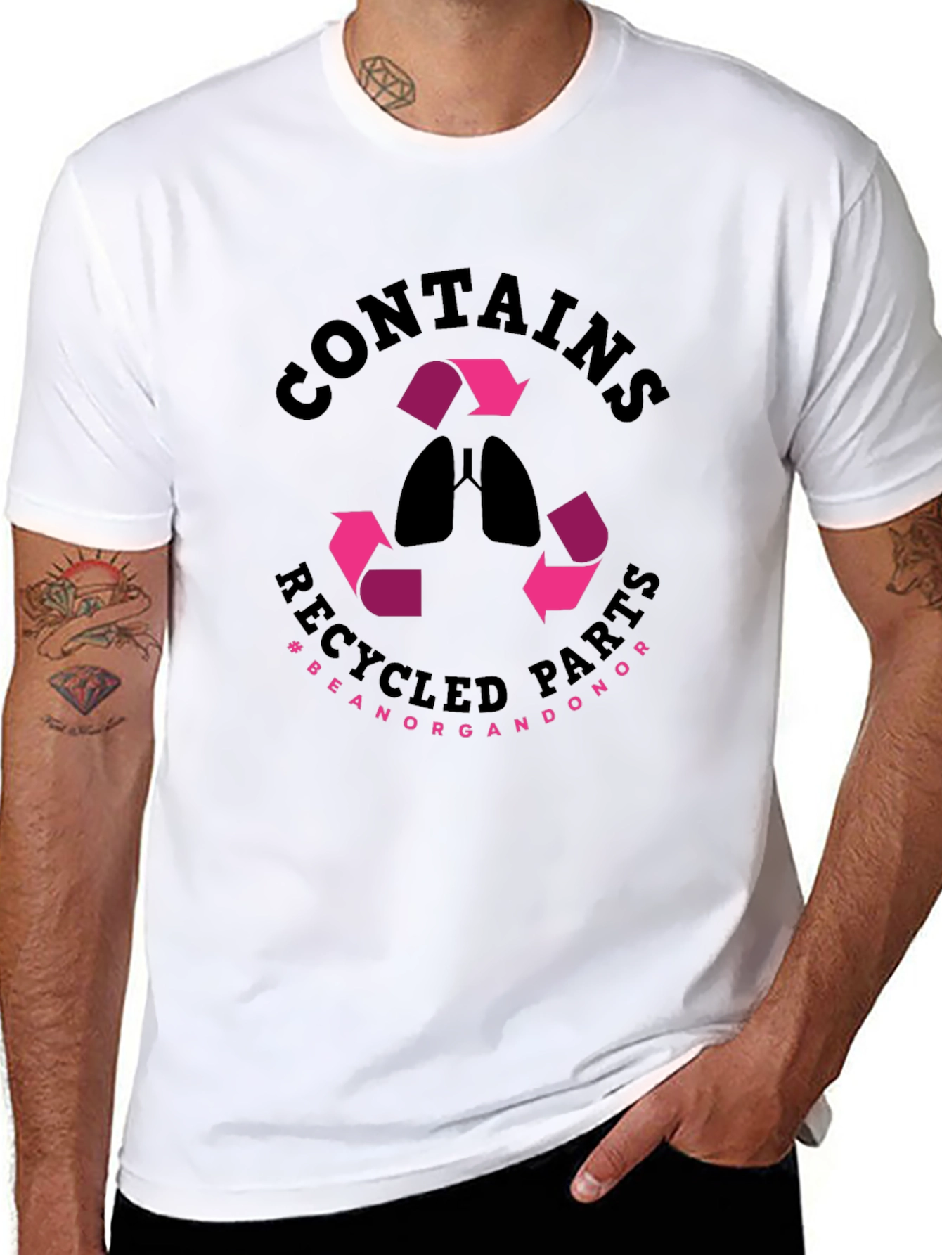 Recycled Parts Organ Donor T-Shirt