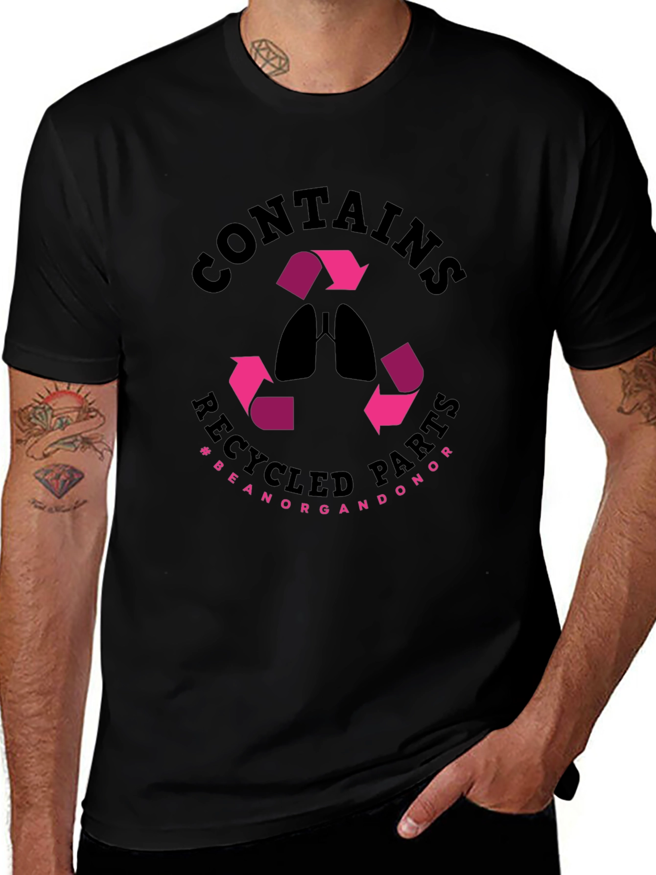Recycled Parts Organ Donor T-Shirt