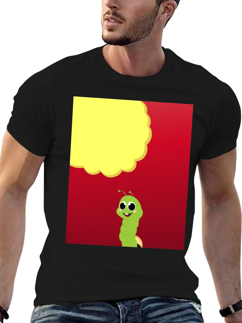 Cartoon Caterpillar T-Shirt