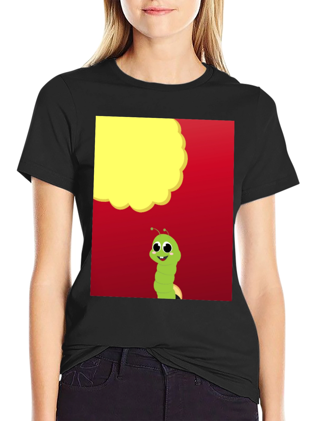 Cartoon Caterpillar T-Shirt