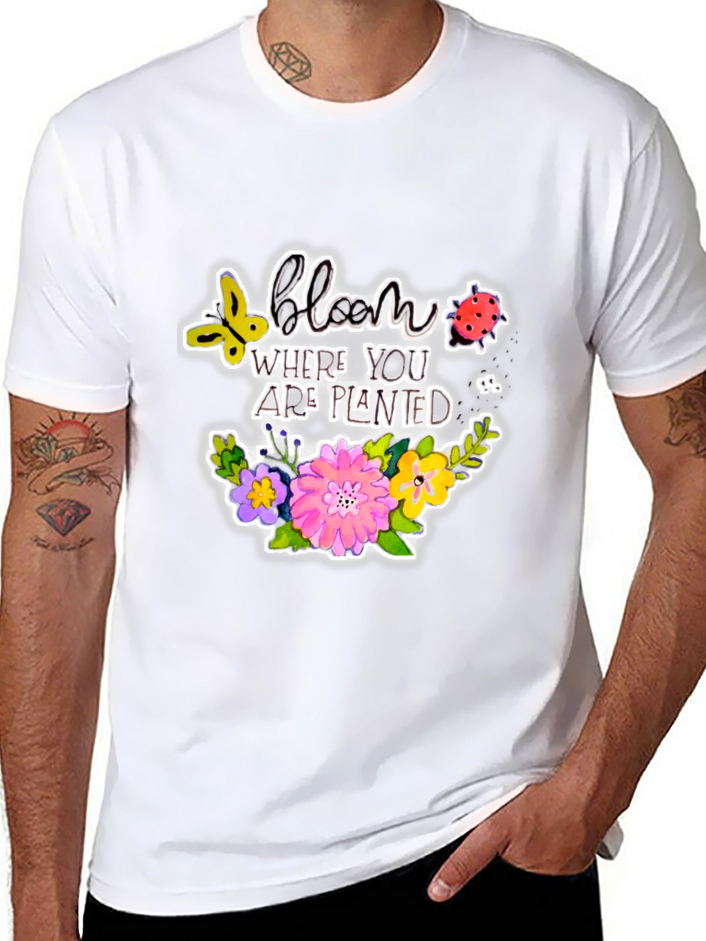 Bloom Where You Are Planted Graphic T-Shirt