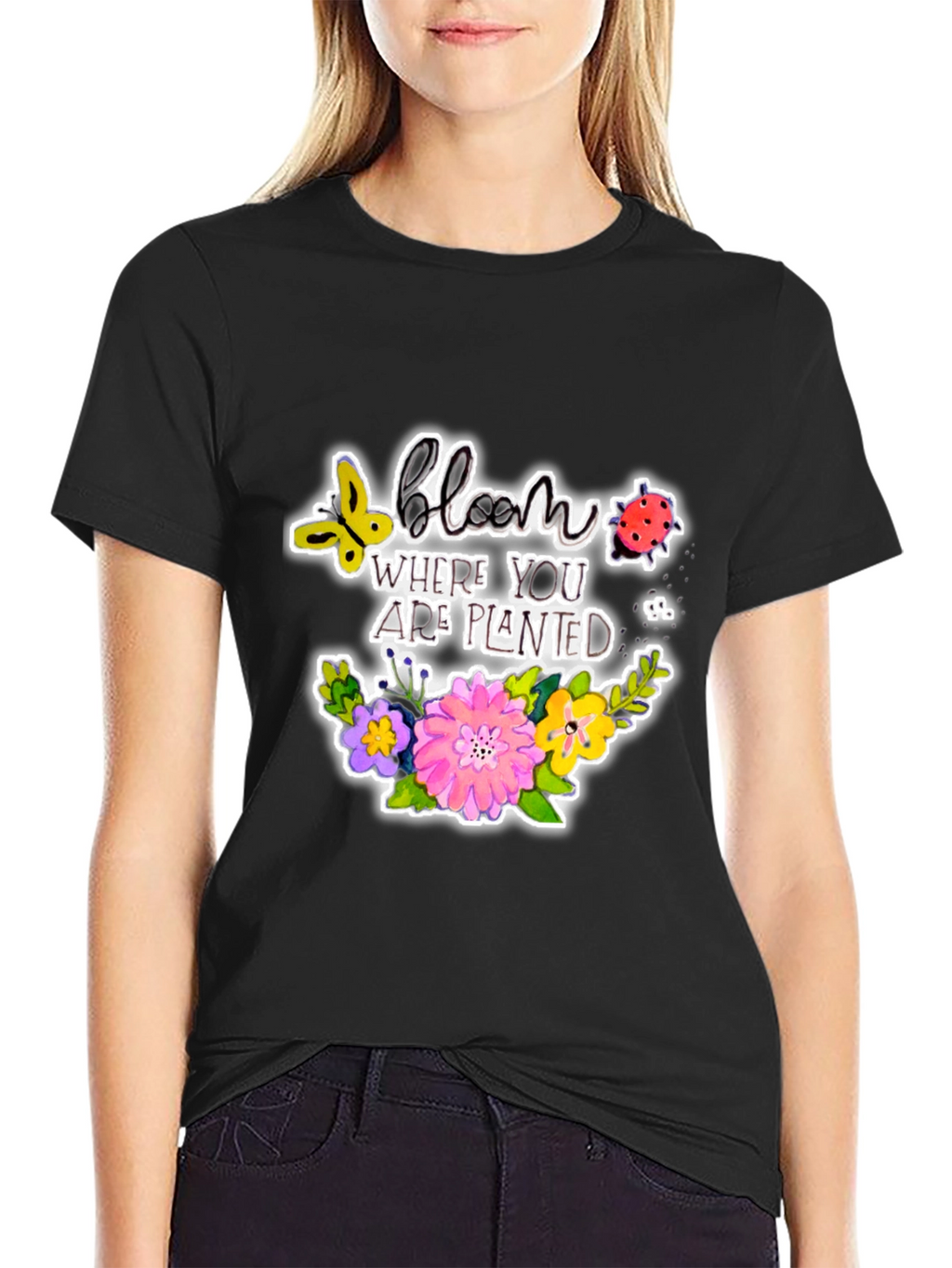 Bloom Where You Are Planted Graphic T-Shirt