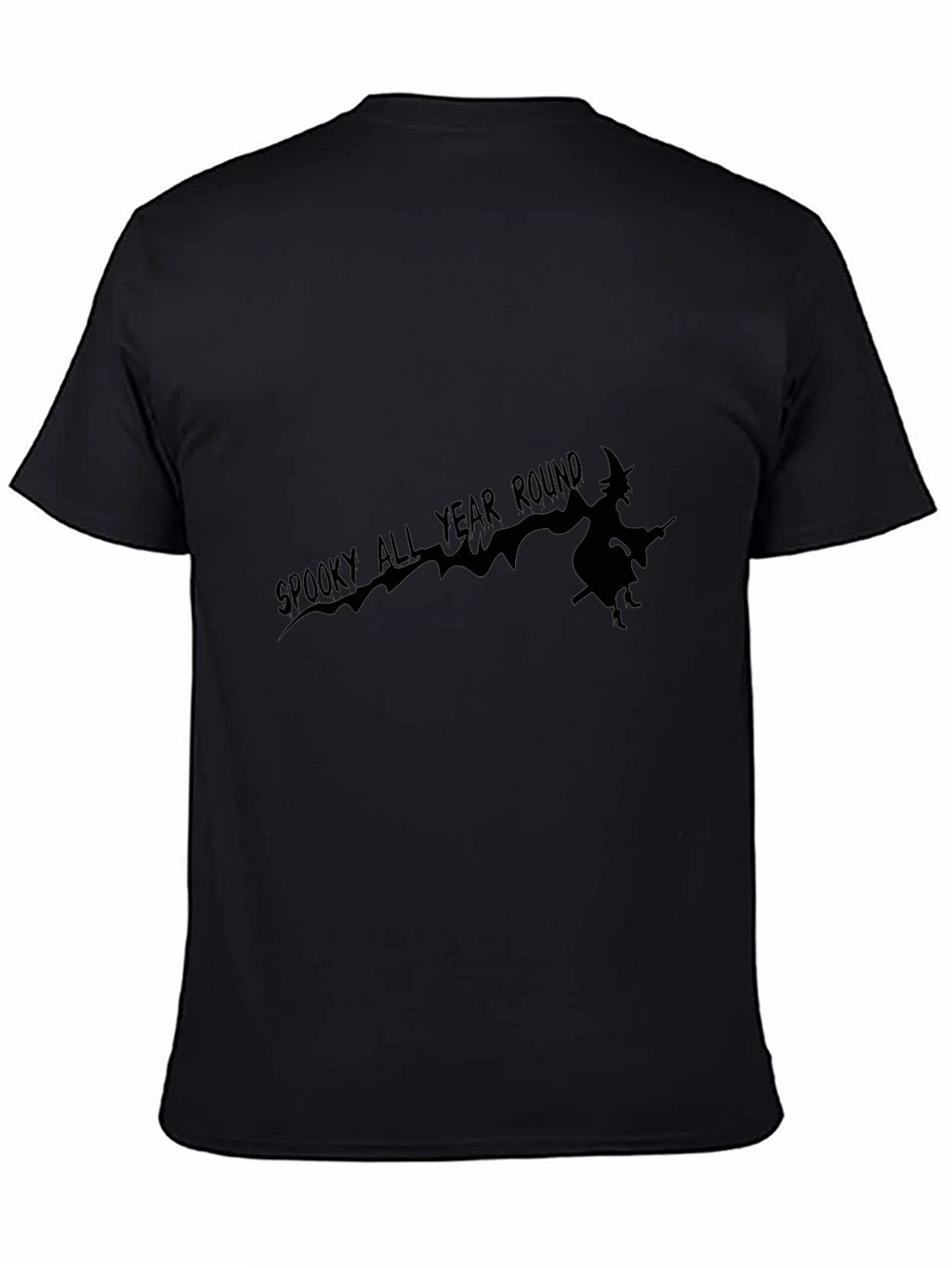 Spooky All Year Round Black T-Shirt
