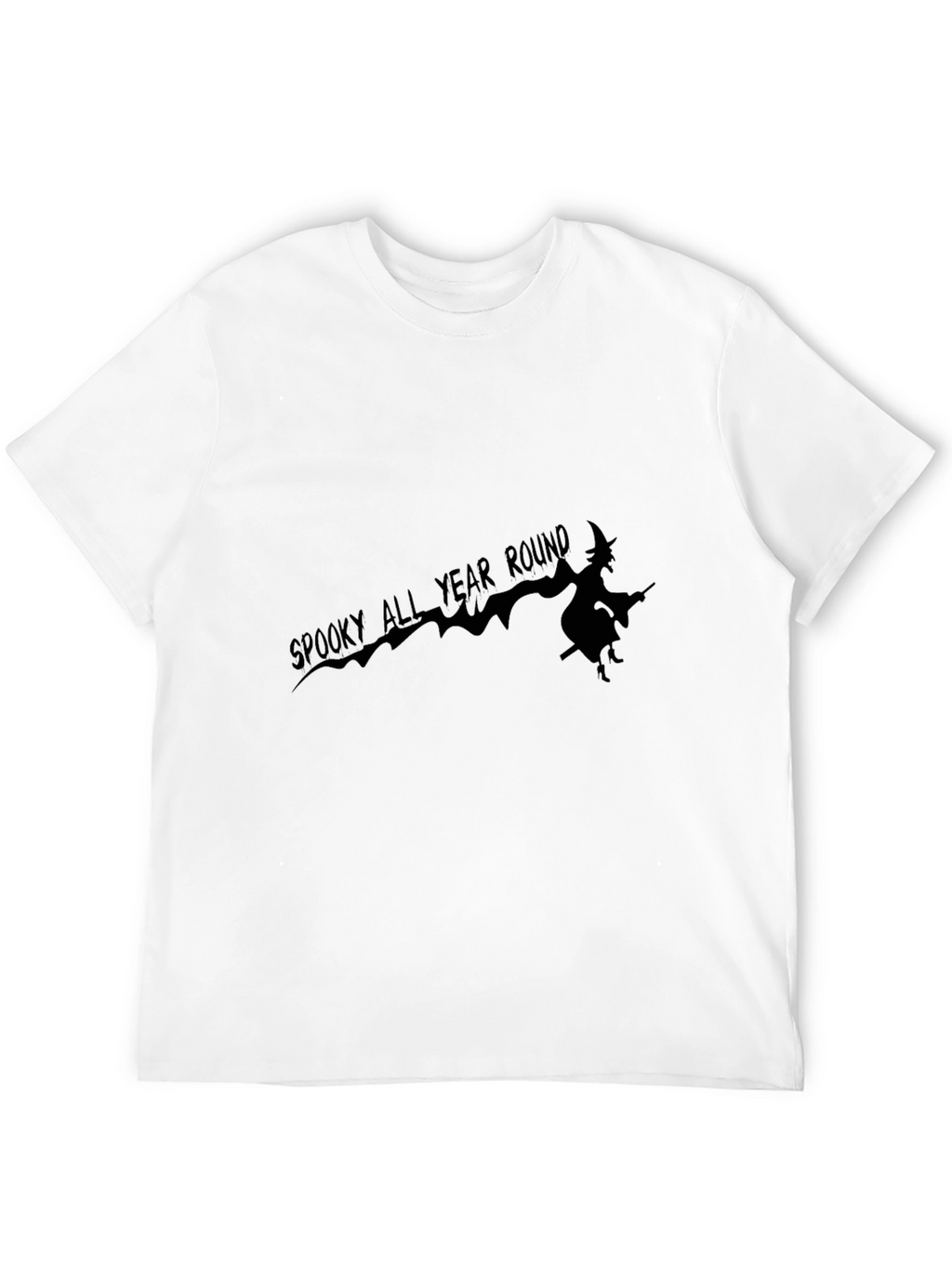 Spooky All Year Round Black T-Shirt