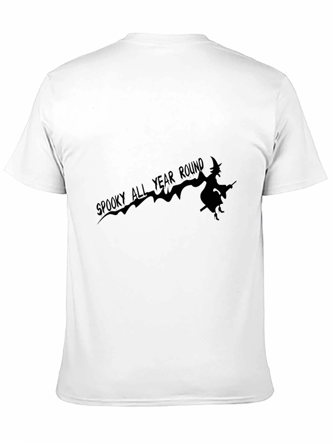 Spooky All Year Round Black T-Shirt