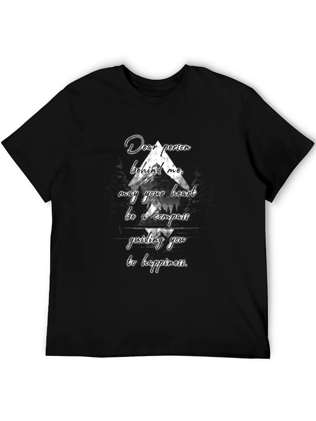 Compass Heart T-Shirt: Dear Person Behind Me Graphic Tee