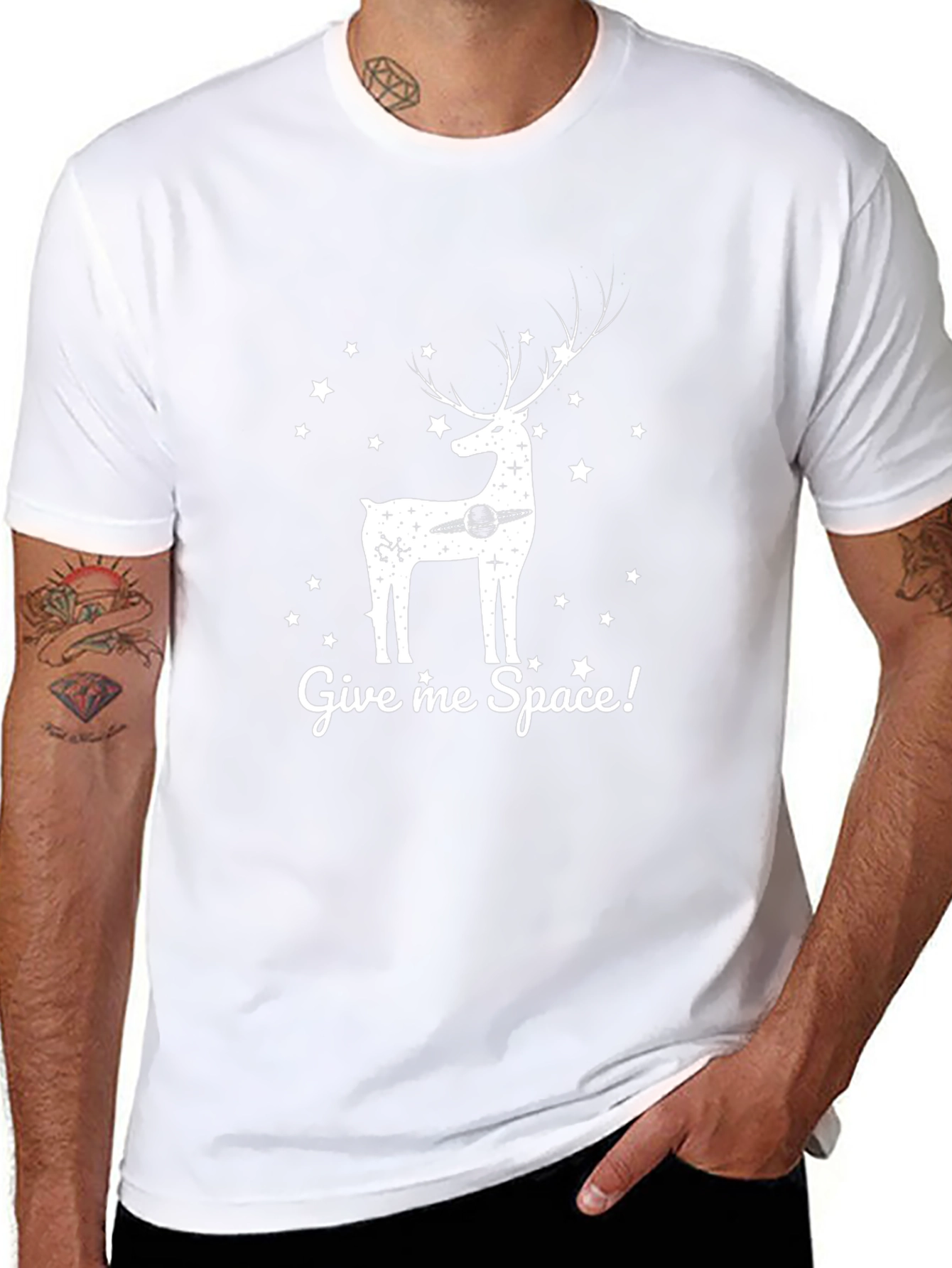 Give Me Space Deer Graphic Tee