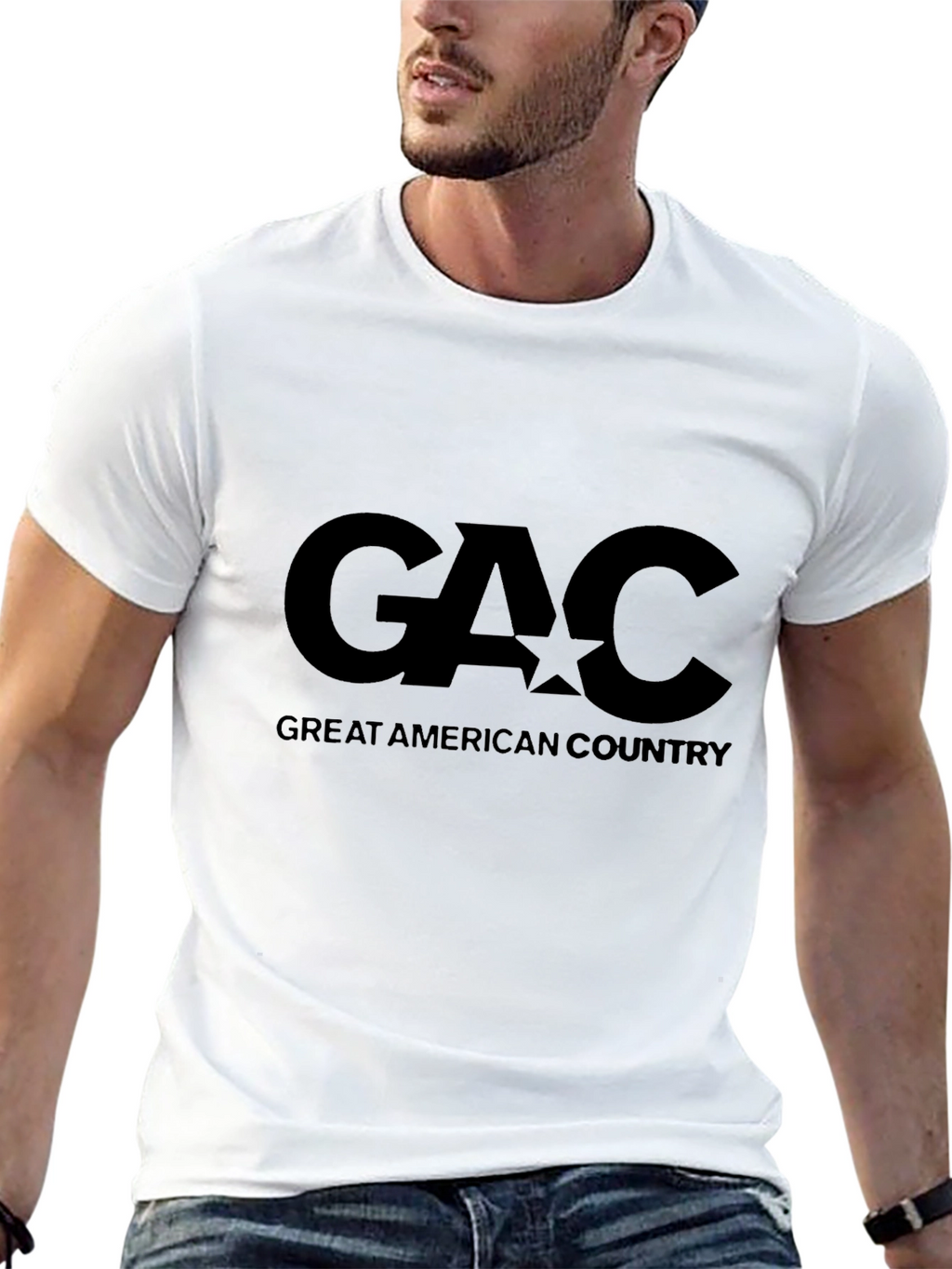 GAC Great American Country Black T-Shirt