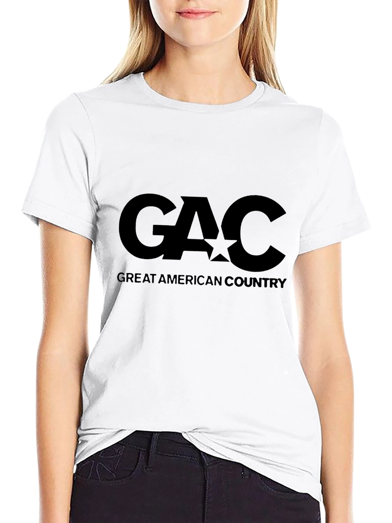 GAC Great American Country Black T-Shirt
