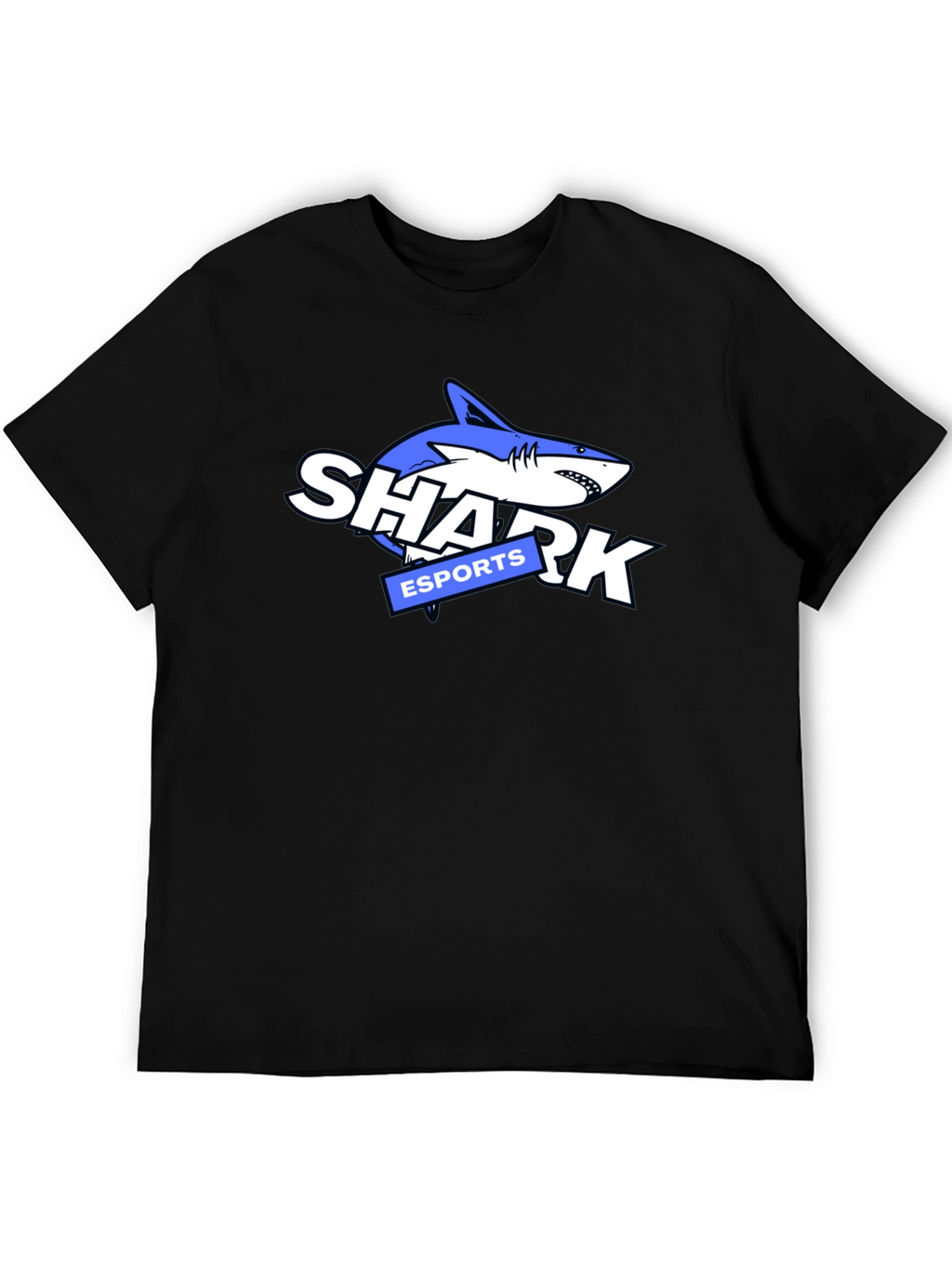 Shark Esports Graphic Tee - Black Cotton T-Shirt