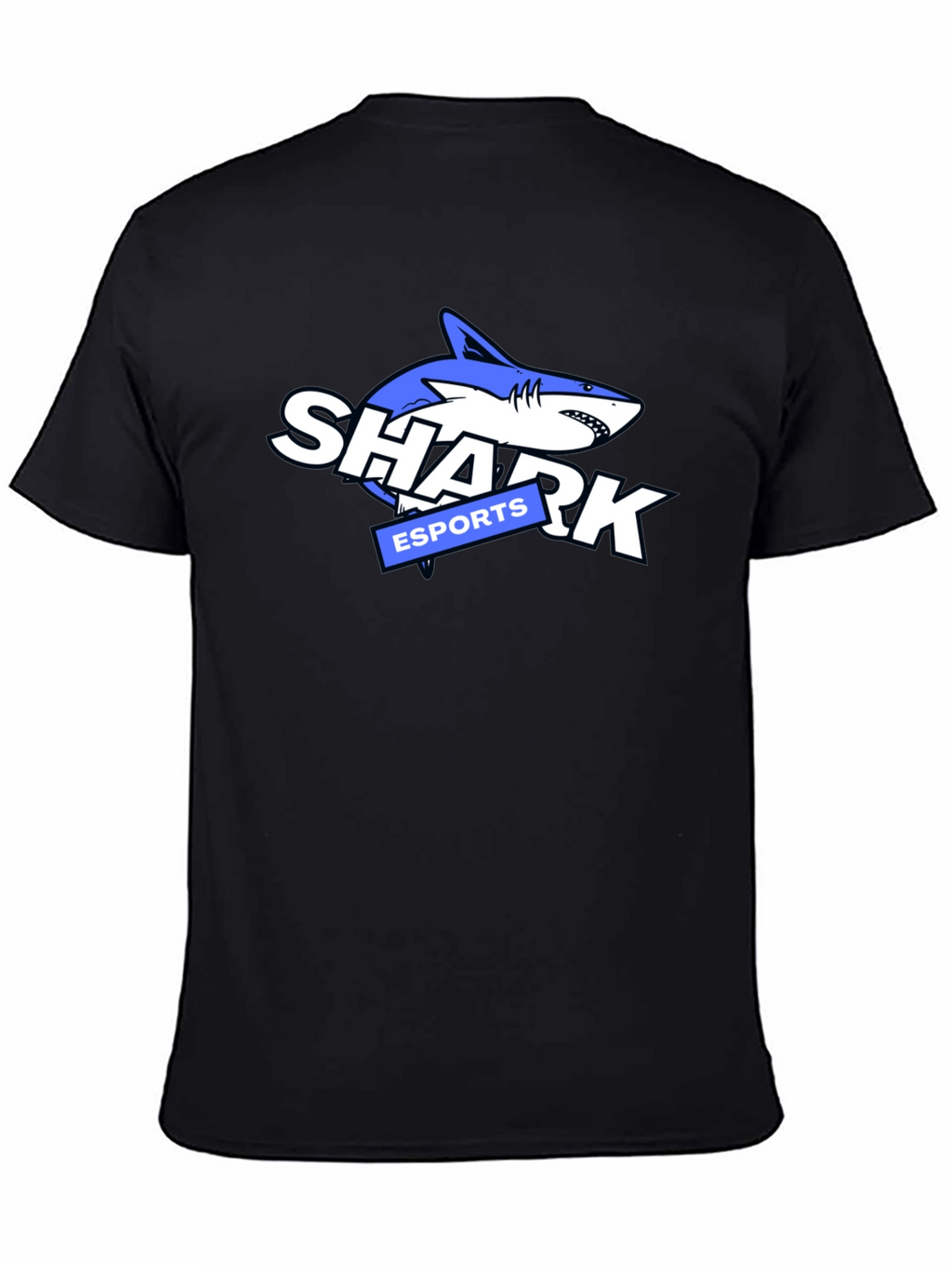 Shark Esports Graphic Tee - Black Cotton T-Shirt