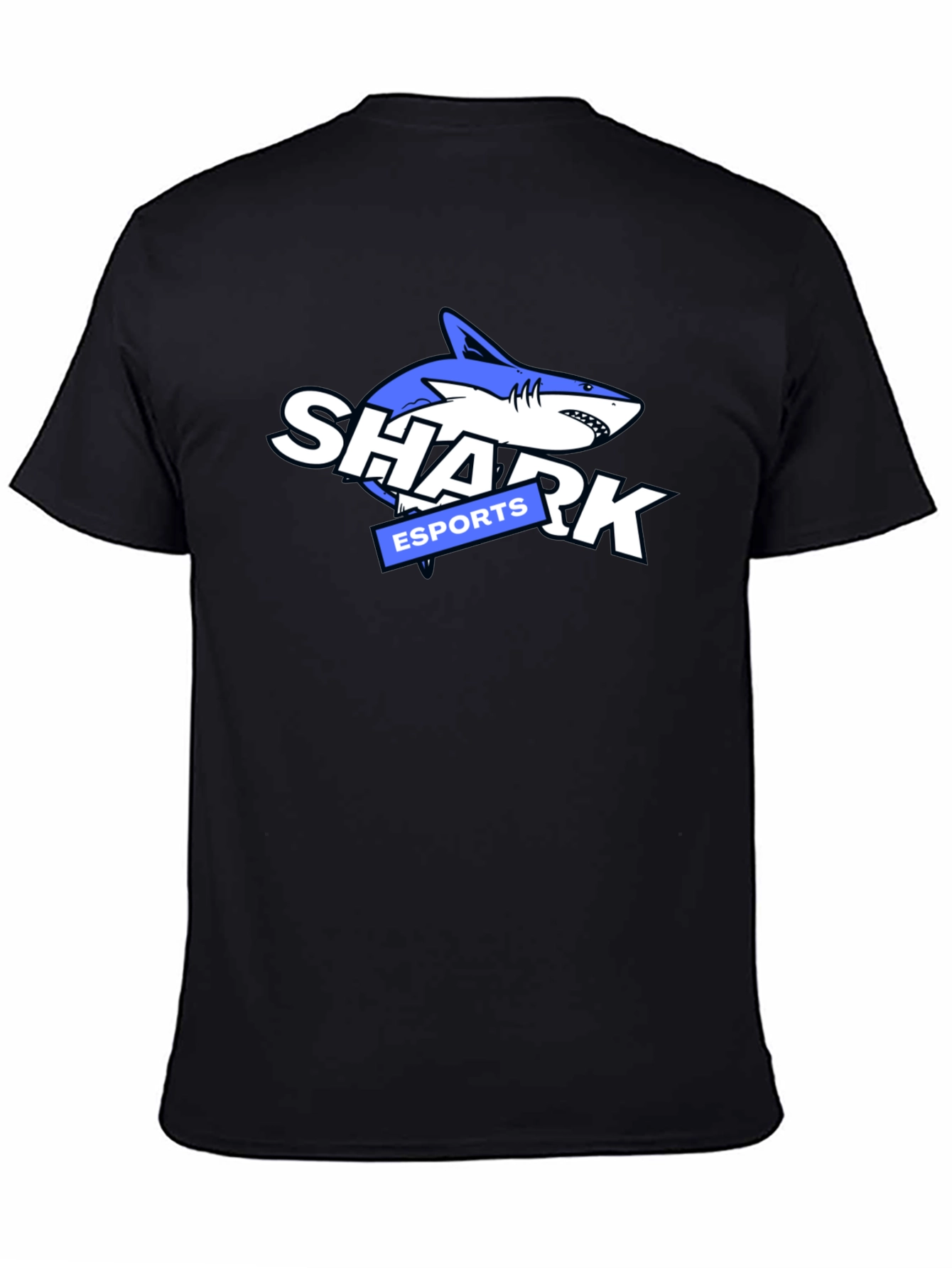 Shark Esports Graphic Tee - Black Cotton T-Shirt