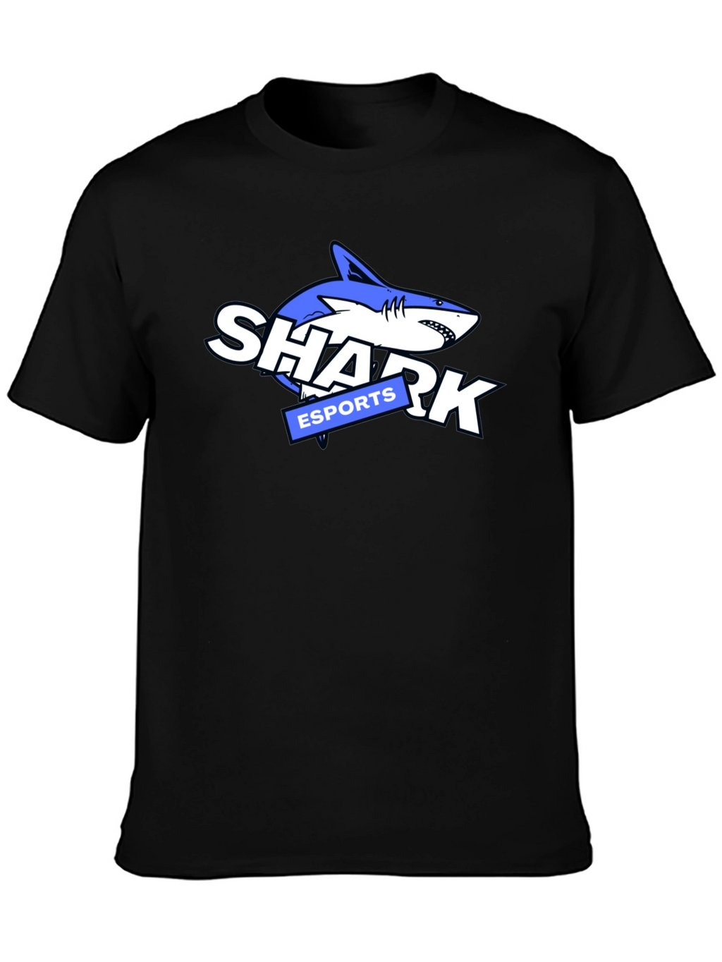 Shark Esports Graphic Tee - Black Cotton T-Shirt
