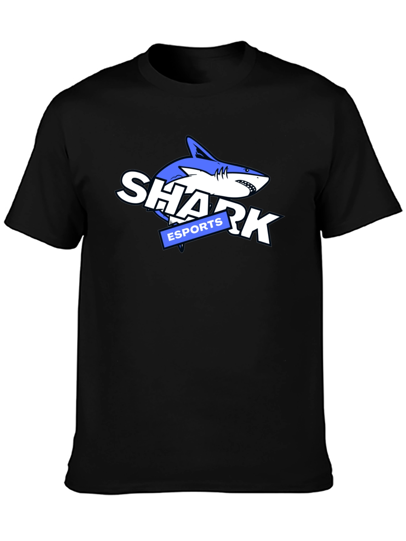Shark Esports Graphic Tee - Black Cotton T-Shirt
