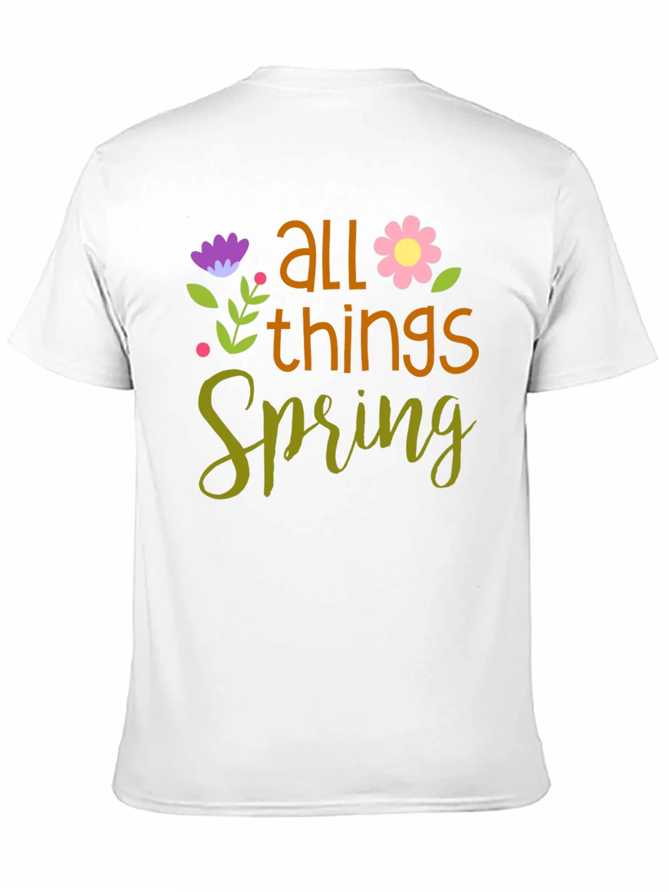 All Things Spring T-Shirt - Floral Design