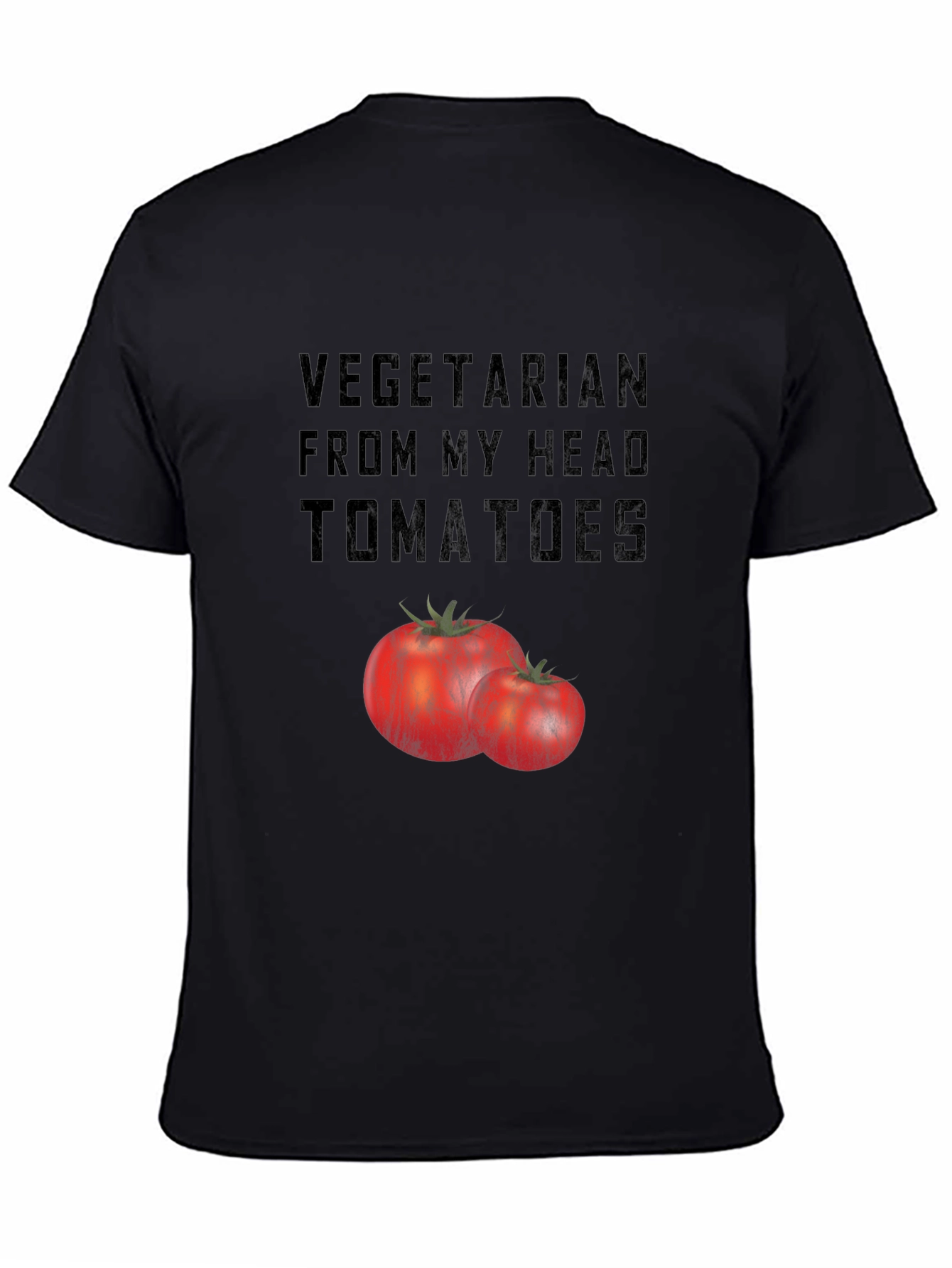 Vegetarian Tomato Graphic T-Shirt