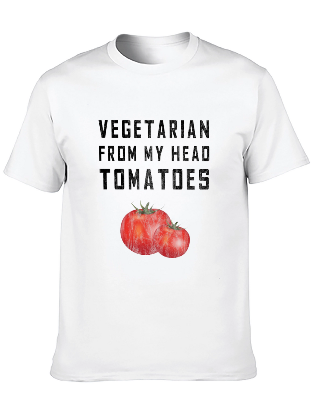 Vegetarian Tomato Graphic T-Shirt