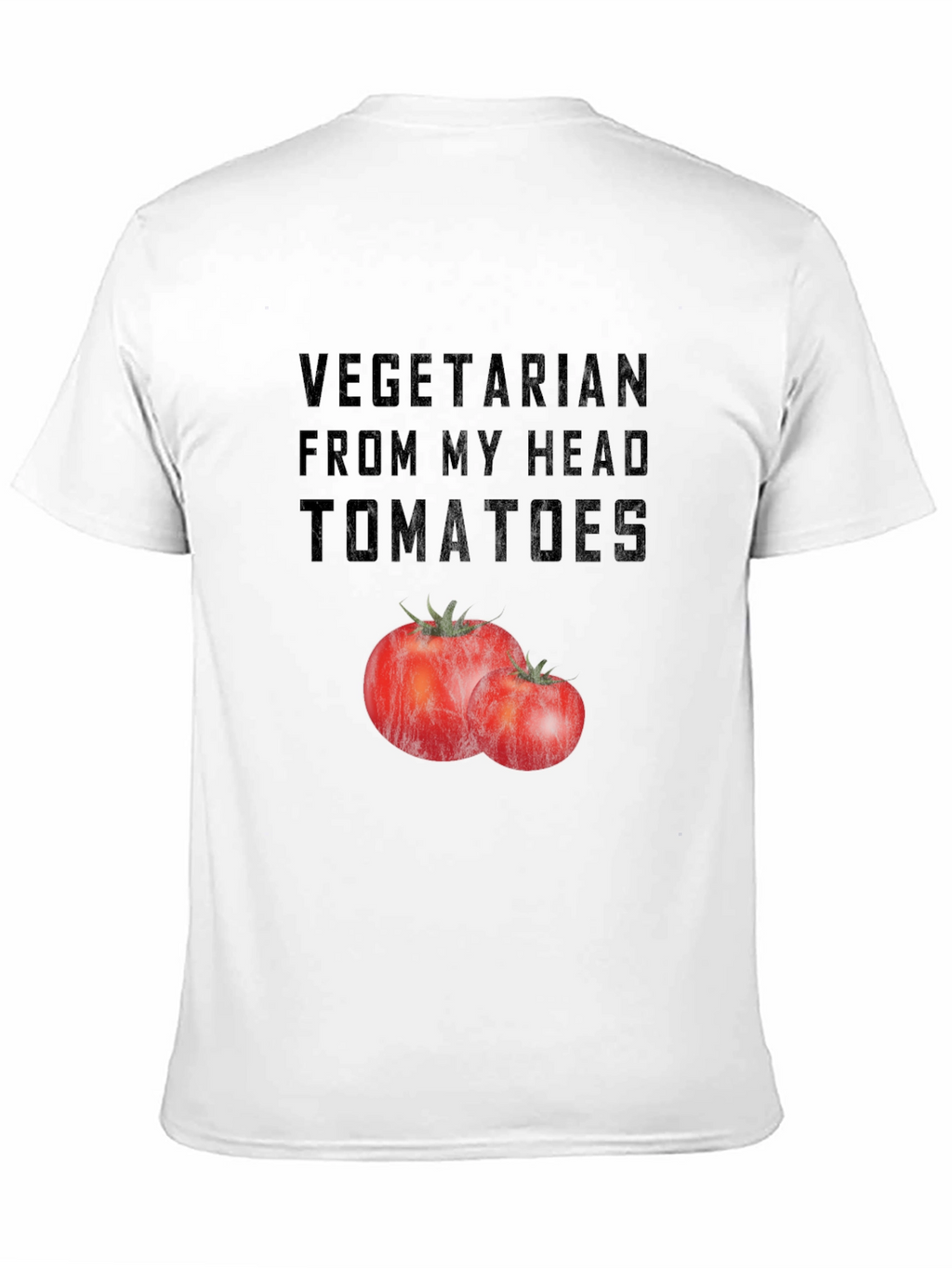 Vegetarian Tomato Graphic T-Shirt