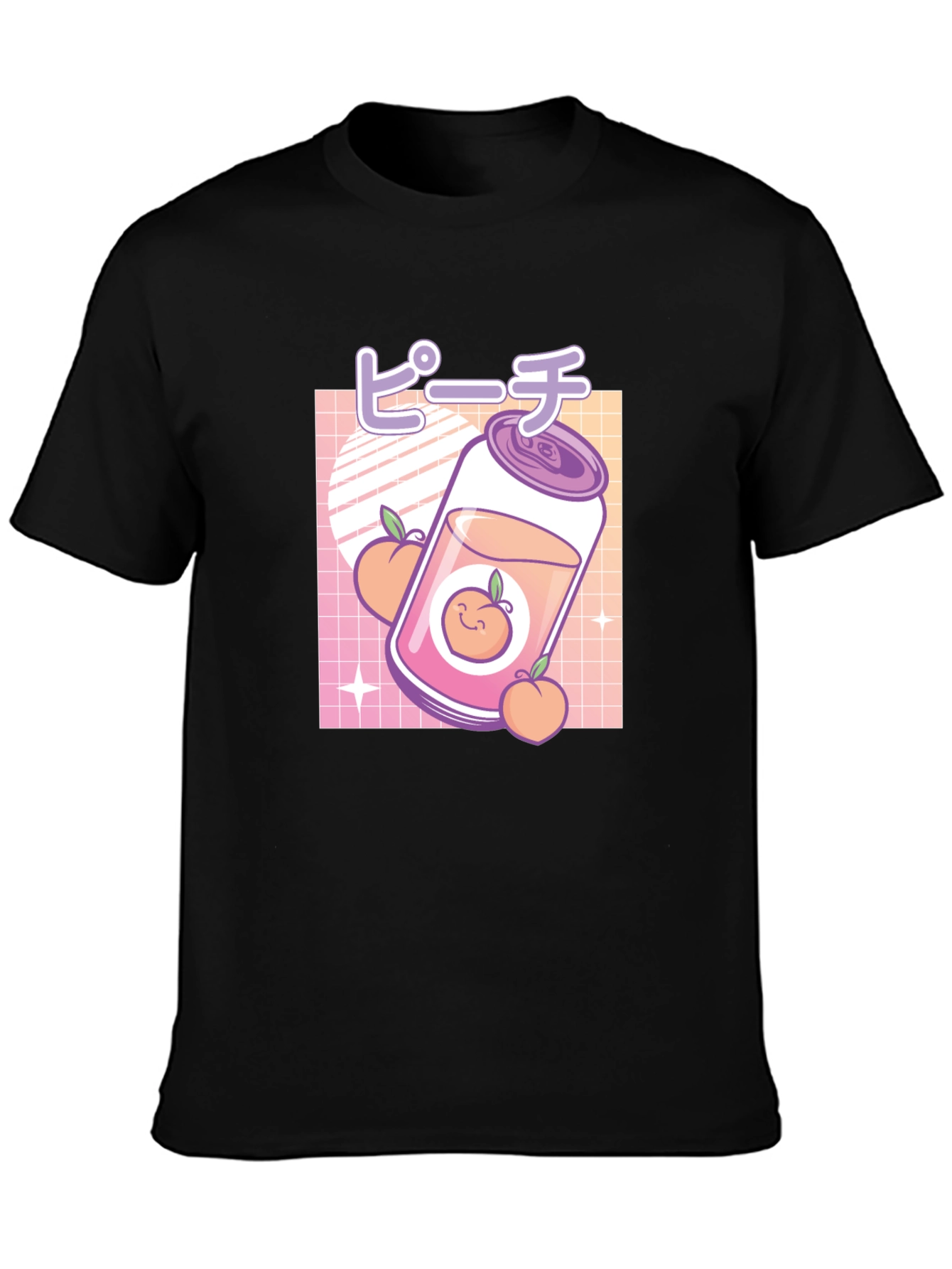 Peach Aesthetic Graphic Tee - Kawaii Style