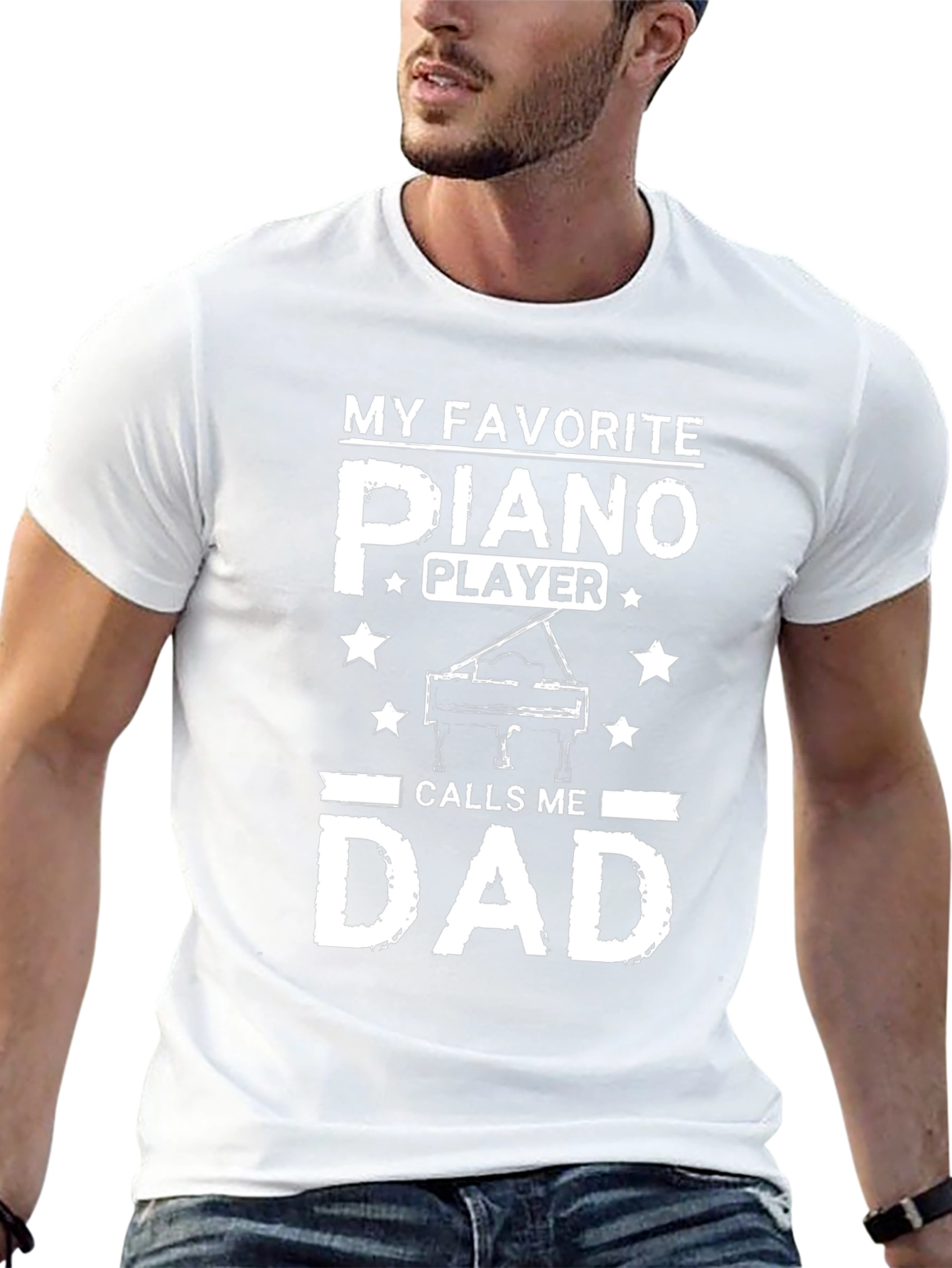 My Favorite Piano Player Calls Me Dad T-Shirt