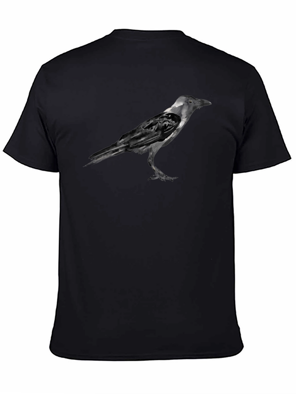 Raven Graphic Black T-Shirt
