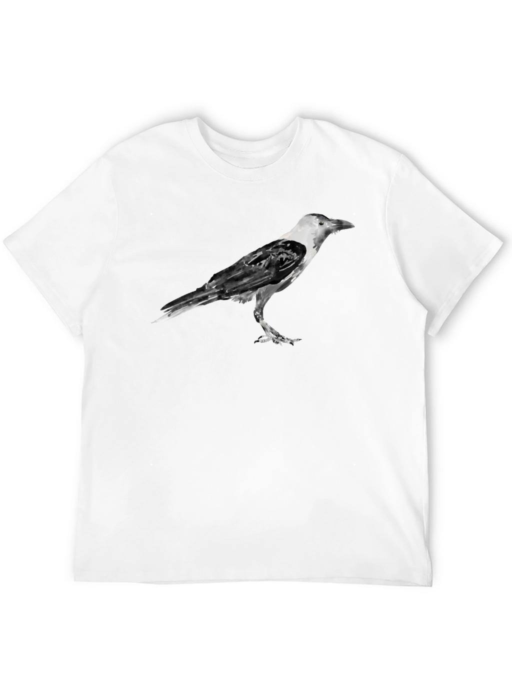 Raven Graphic Black T-Shirt