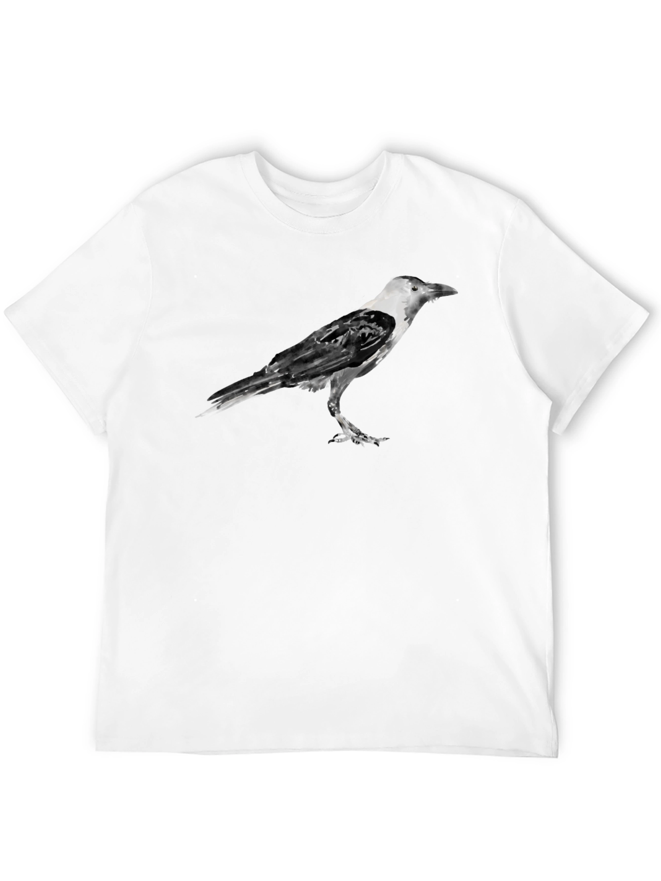 Raven Graphic Black T-Shirt