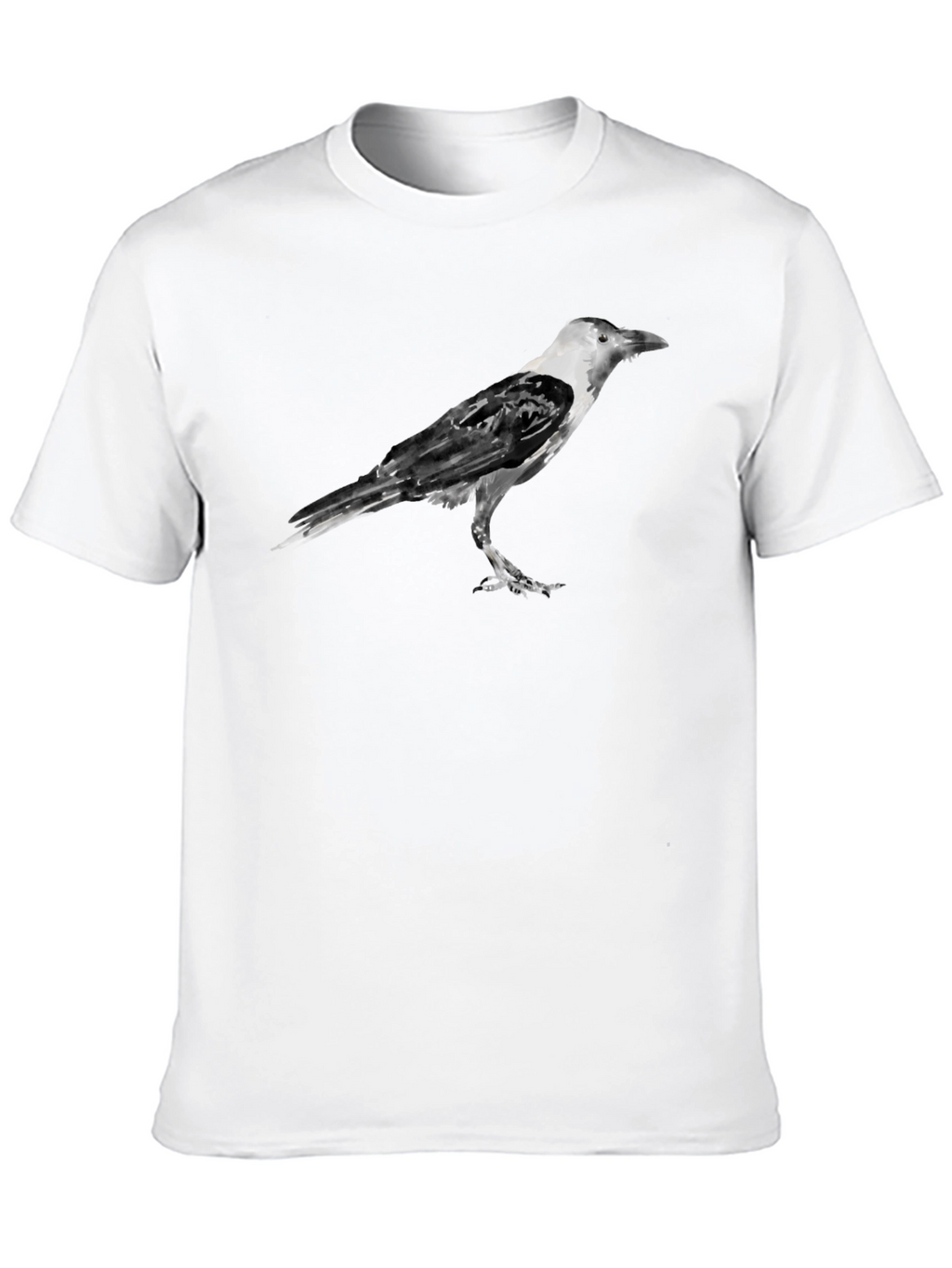Raven Graphic Black T-Shirt