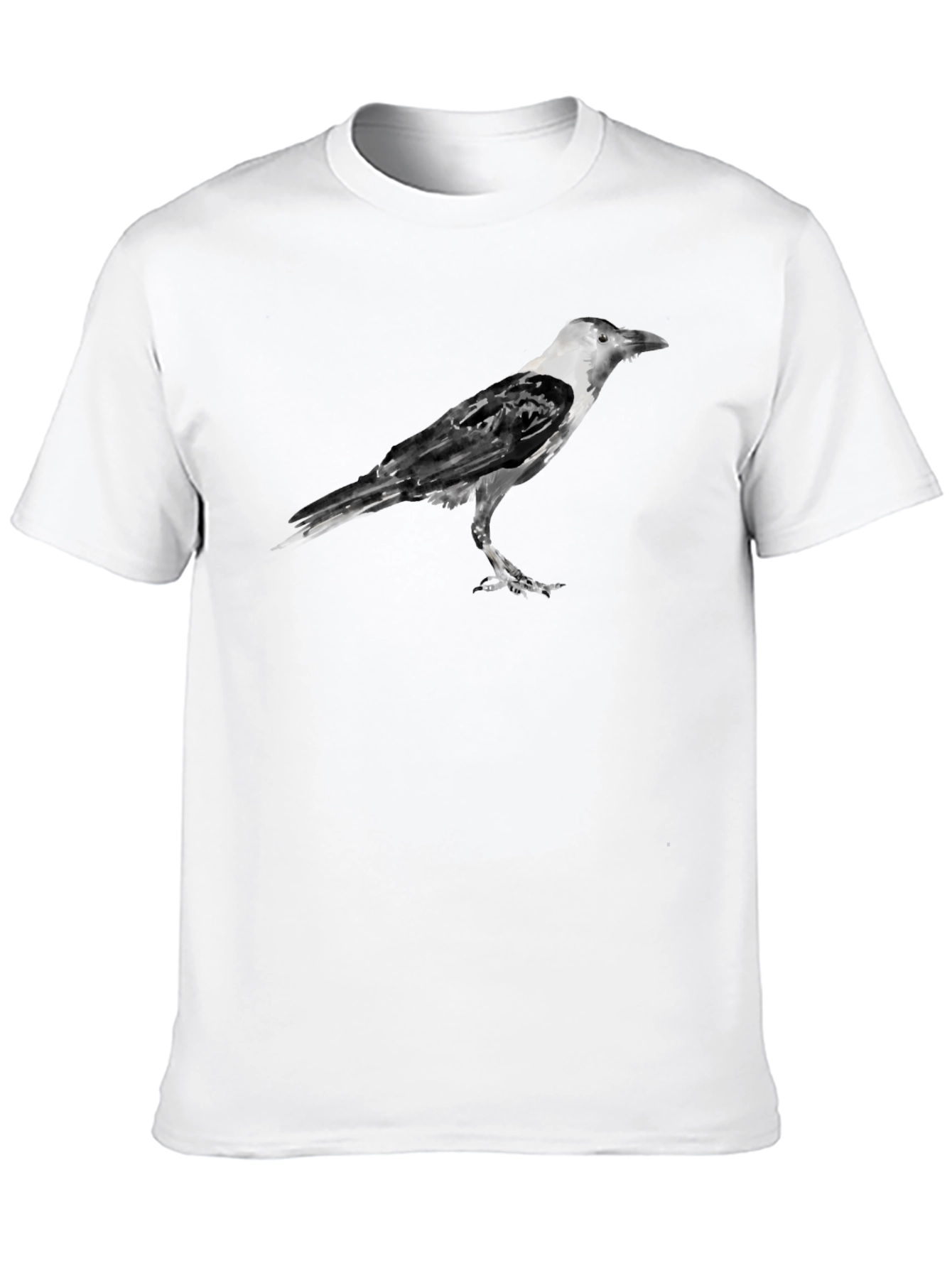 Raven Graphic Black T-Shirt